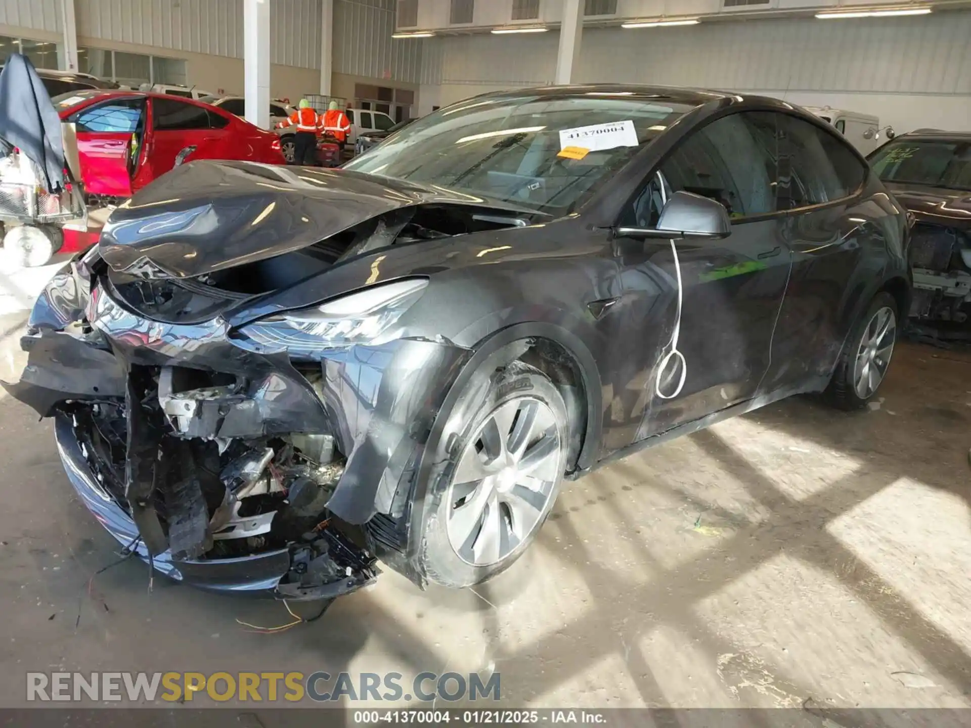 2 Фотография поврежденного автомобиля 5YJYGDEE2MF087871 TESLA MODEL Y 2021