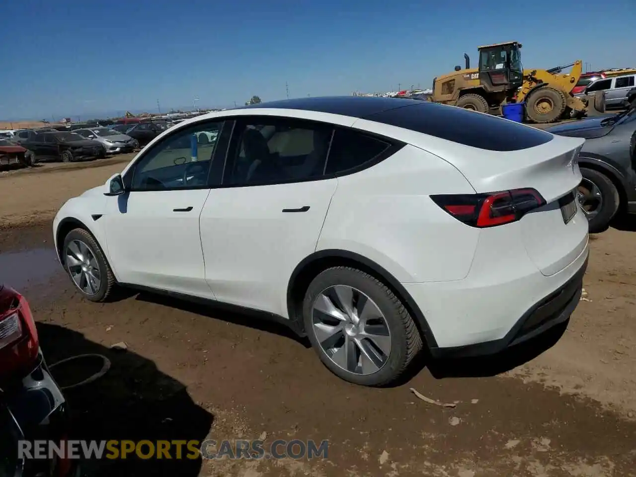 2 Photograph of a damaged car 5YJYGDEE2MF088017 TESLA MODEL Y 2021