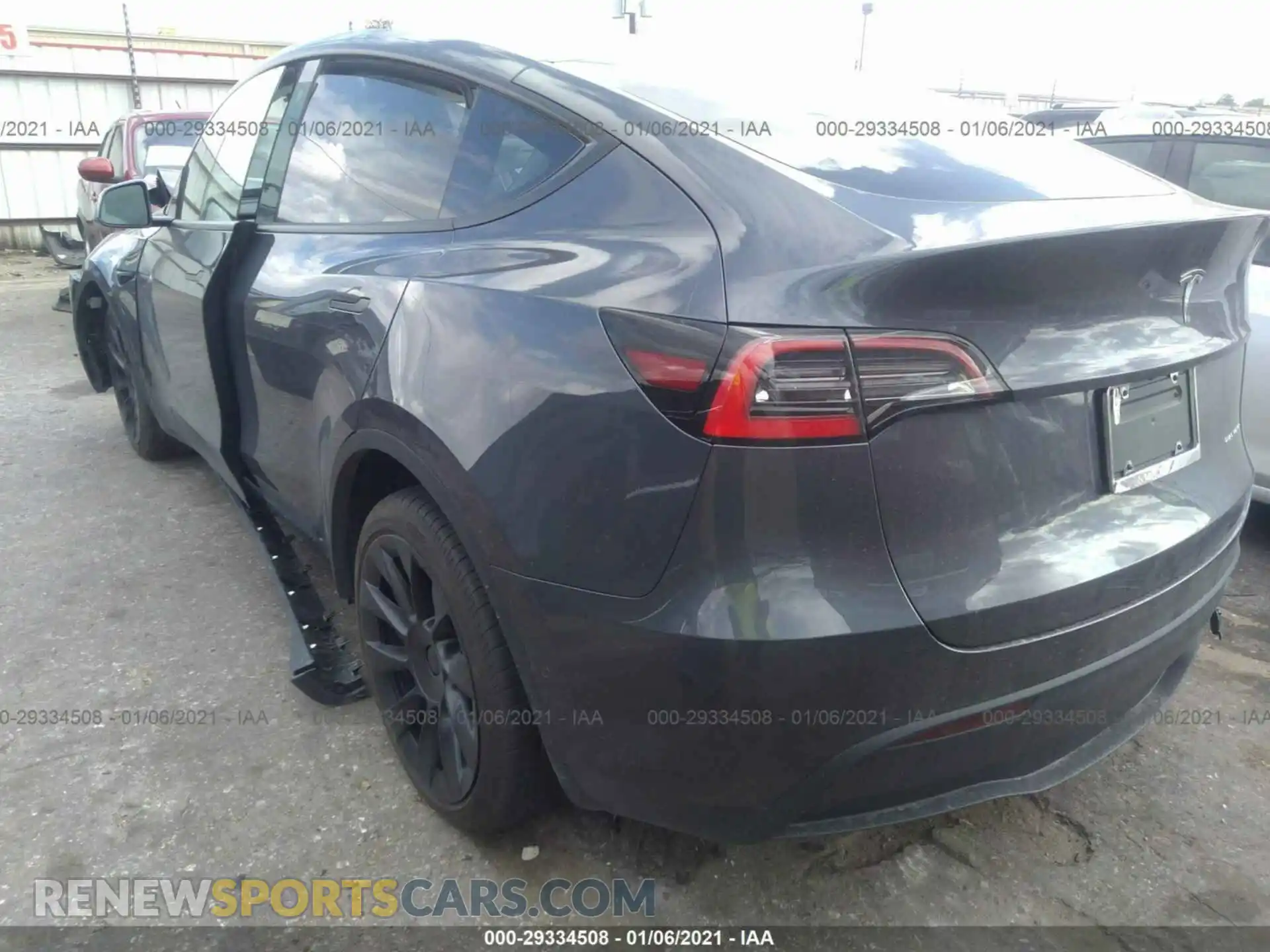 3 Photograph of a damaged car 5YJYGDEE2MF092875 TESLA MODEL Y 2021