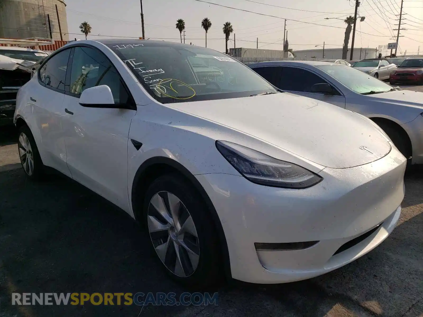 1 fotografías del automóvil dañado 5YJYGDEE2MF095002 TESLA MODEL Y 2021