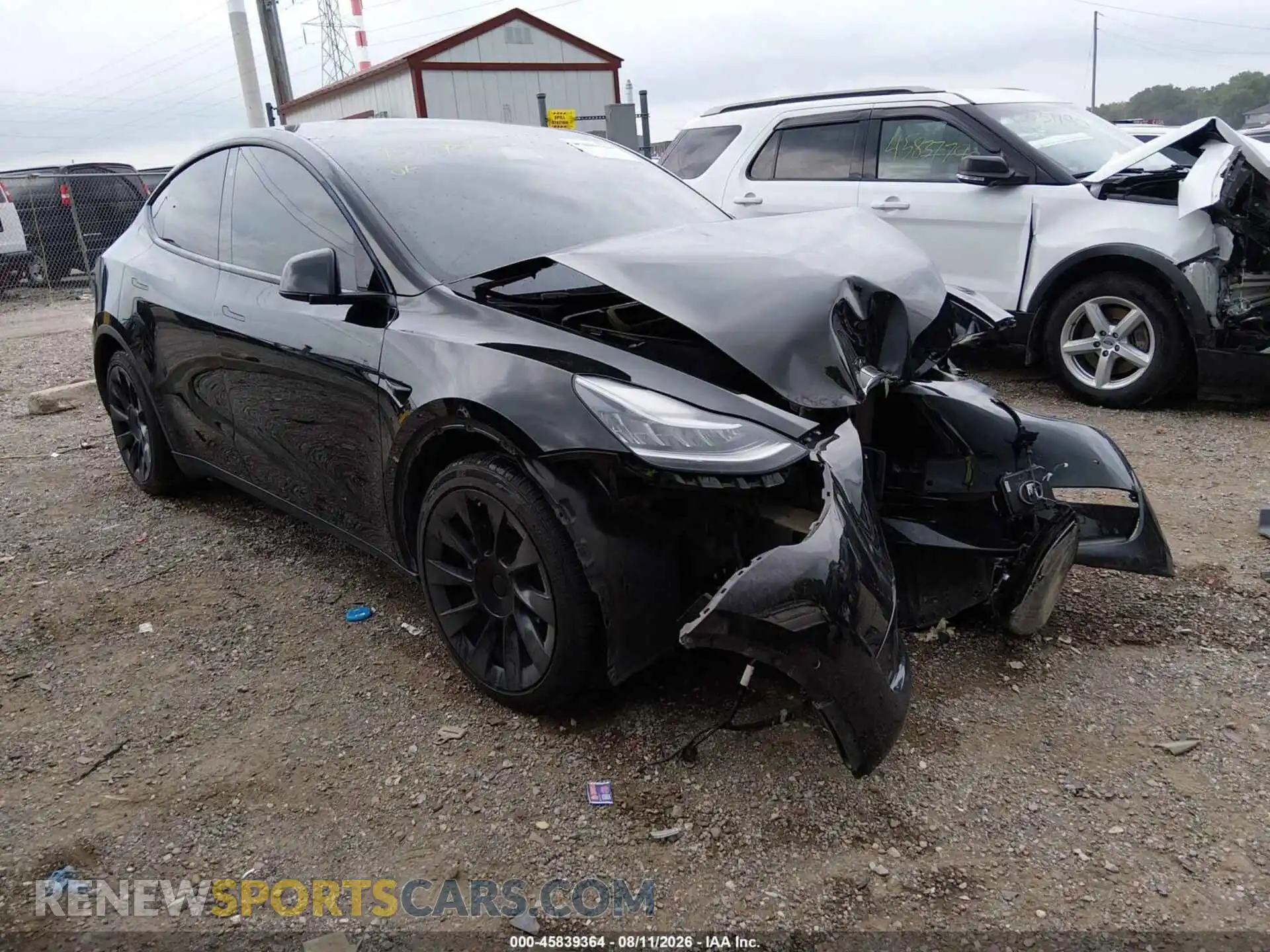 1 Photograph of a damaged car 5YJYGDEE2MF130606 TESLA MODEL Y 2021