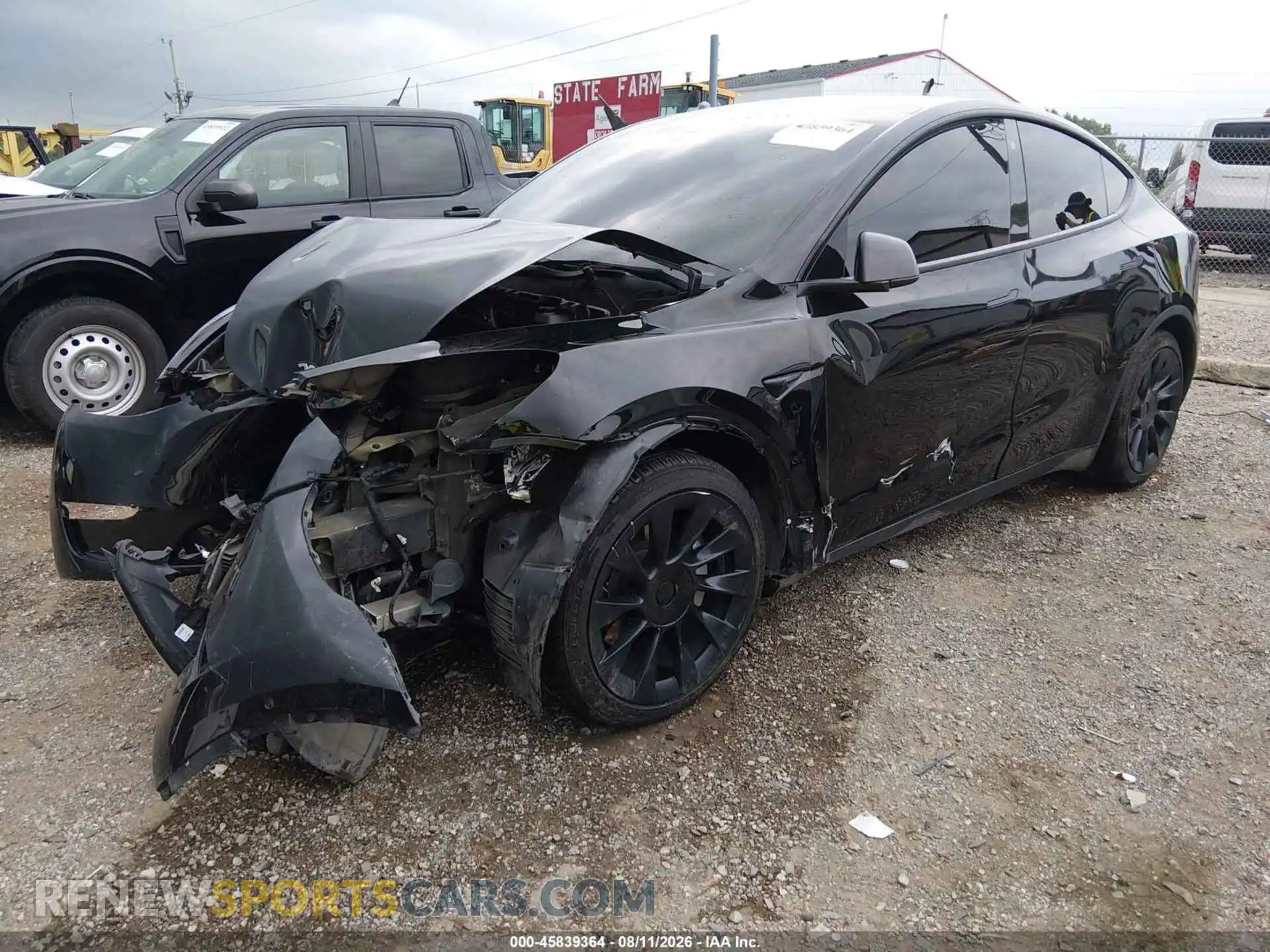 2 Photograph of a damaged car 5YJYGDEE2MF130606 TESLA MODEL Y 2021