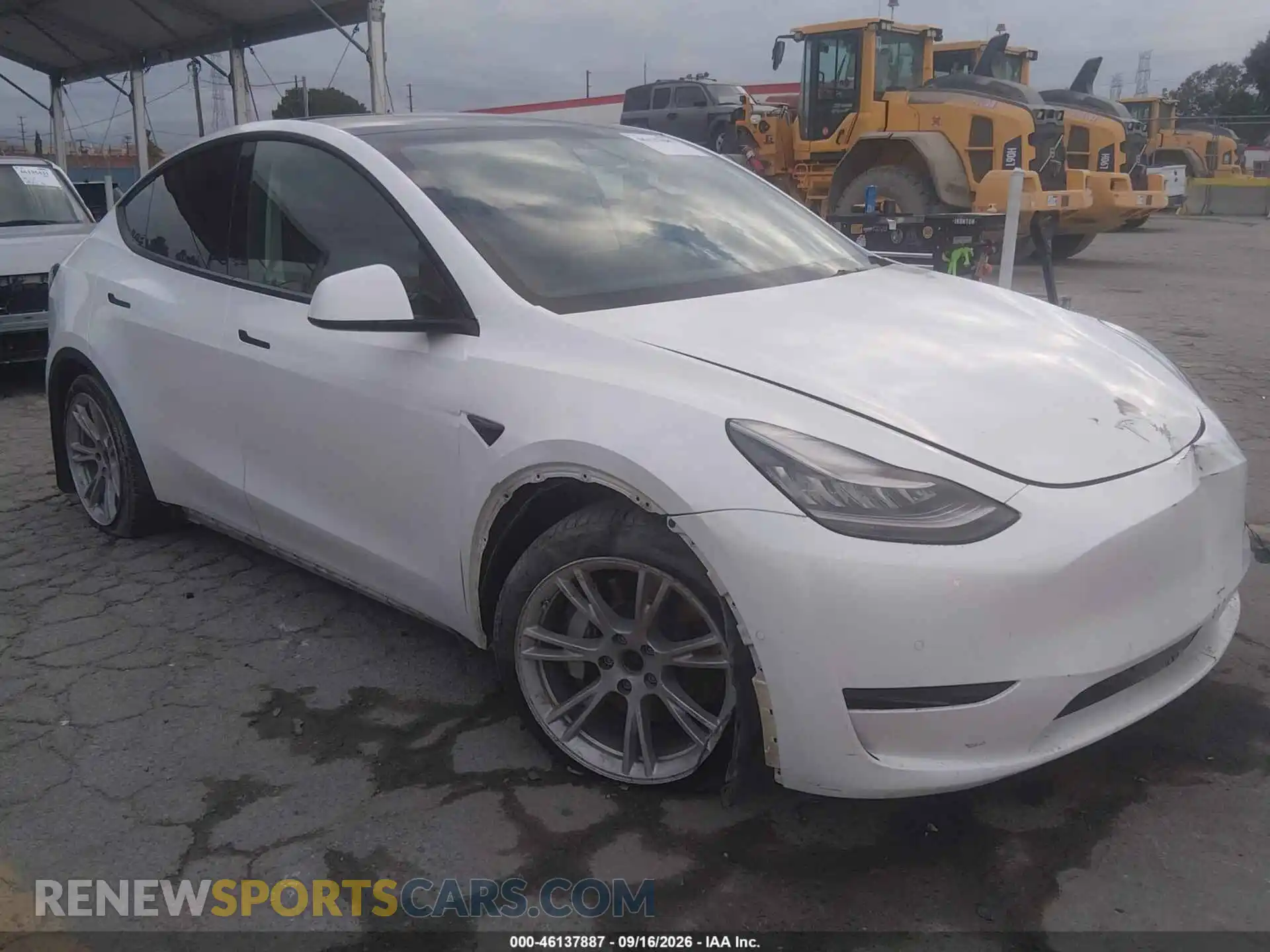 1 Фотография поврежденного автомобиля 5YJYGDEE2MF159331 TESLA MODEL Y 2021