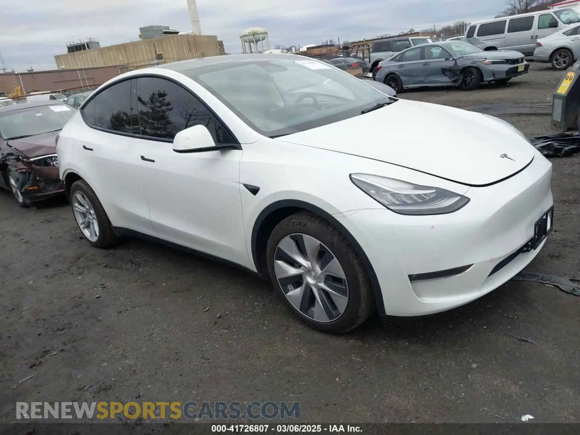 1 Photograph of a damaged car 5YJYGDEE2MF181054 TESLA MODEL Y 2021