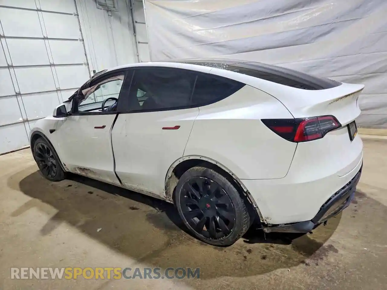 2 Фотография поврежденного автомобиля 5YJYGDEE2MF191017 TESLA MODEL Y 2021