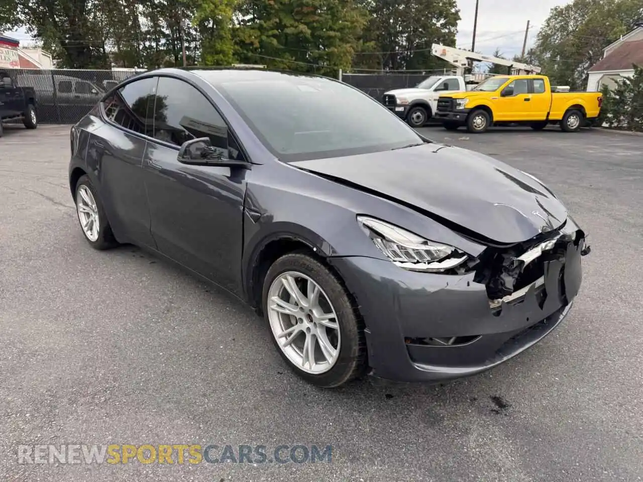 1 Фотография поврежденного автомобиля 5YJYGDEE2MF200511 TESLA MODEL Y 2021