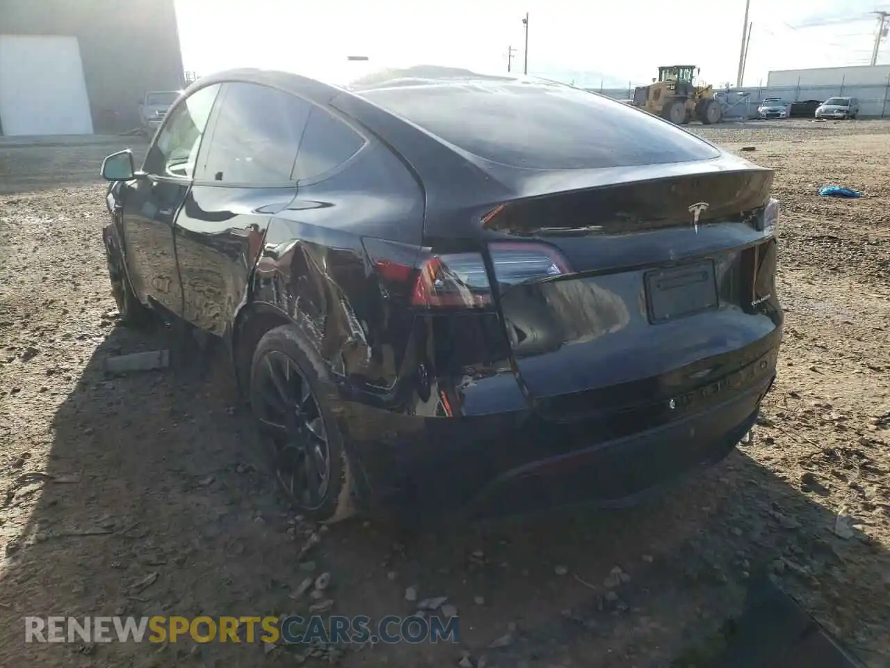 3 Photograph of a damaged car 5YJYGDEE2MF210150 TESLA MODEL Y 2021