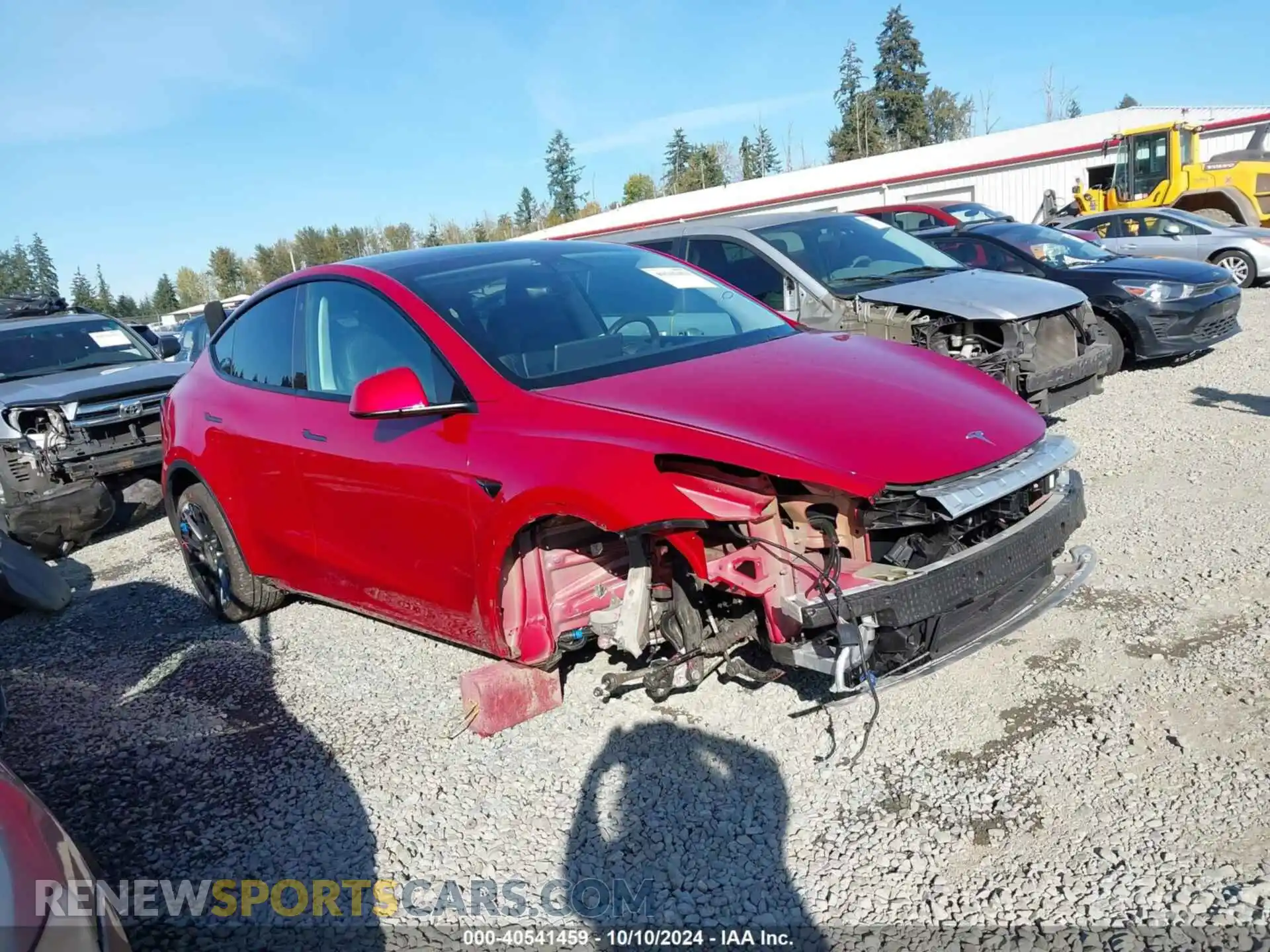 1 fotografías del automóvil dañado 5YJYGDEE2MF217552 TESLA MODEL Y 2021
