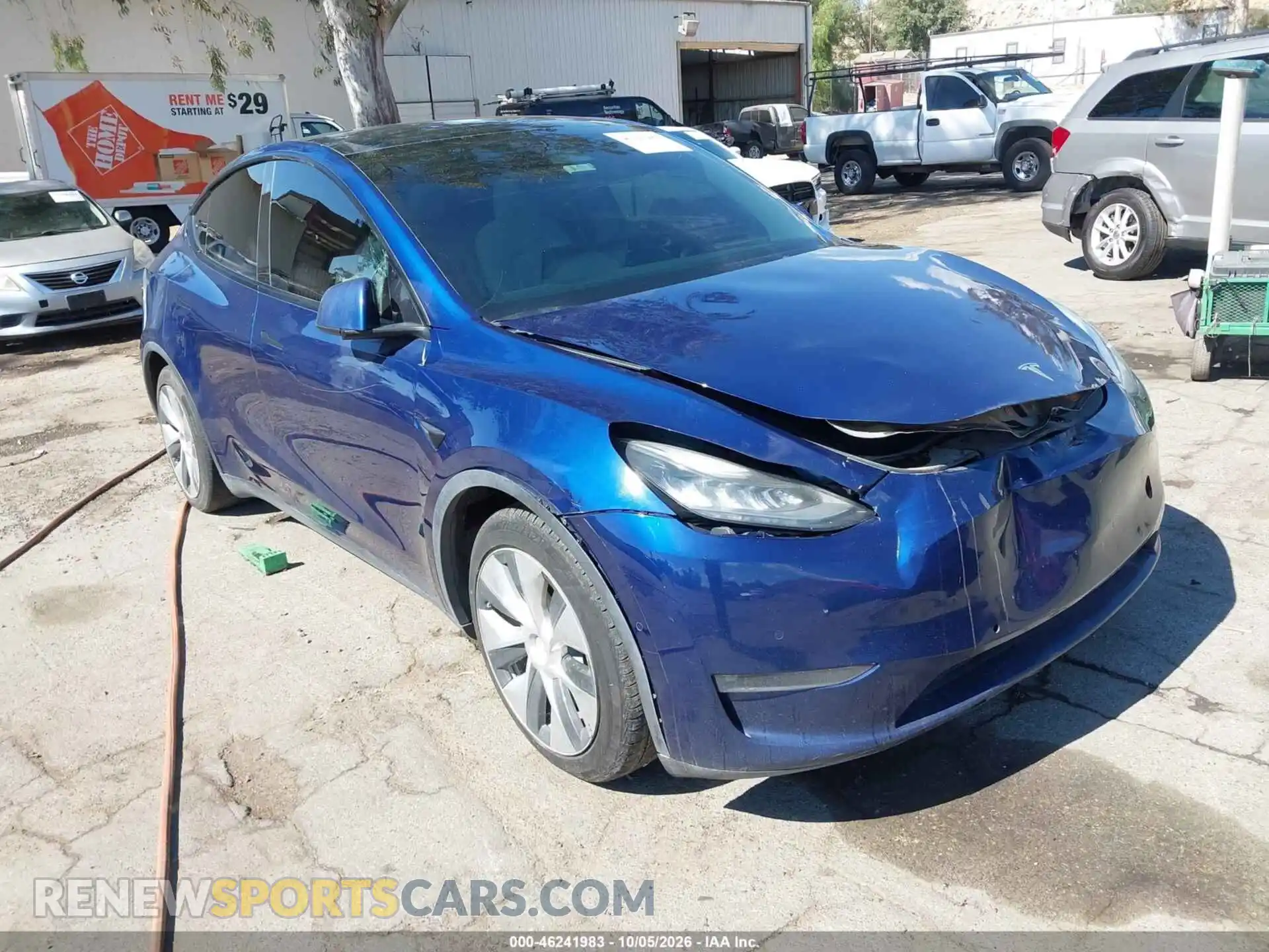 1 fotografías del automóvil dañado 5YJYGDEE2MF240281 TESLA MODEL Y 2021