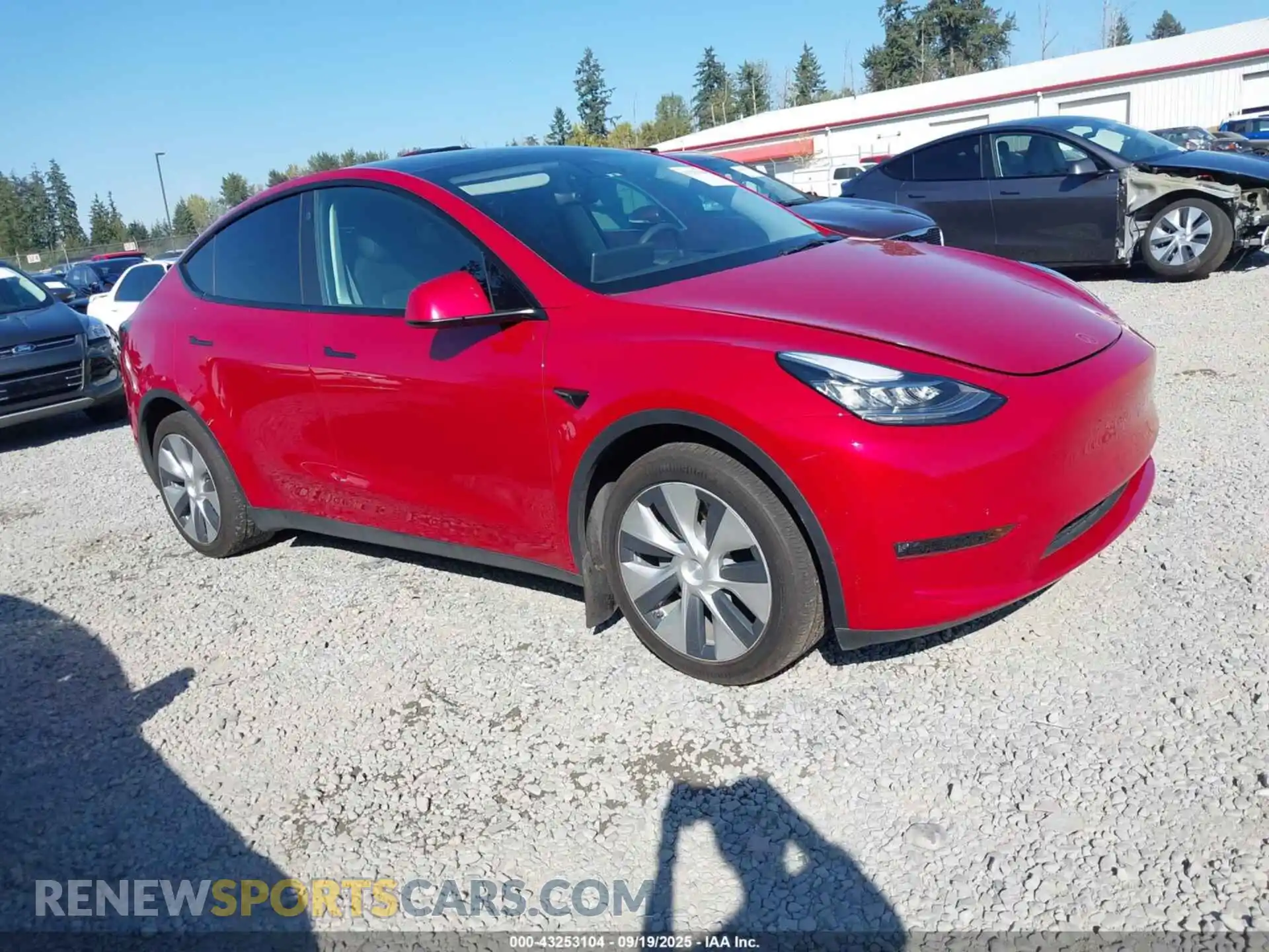 1 Photograph of a damaged car 5YJYGDEE2MF287066 TESLA MODEL Y 2021
