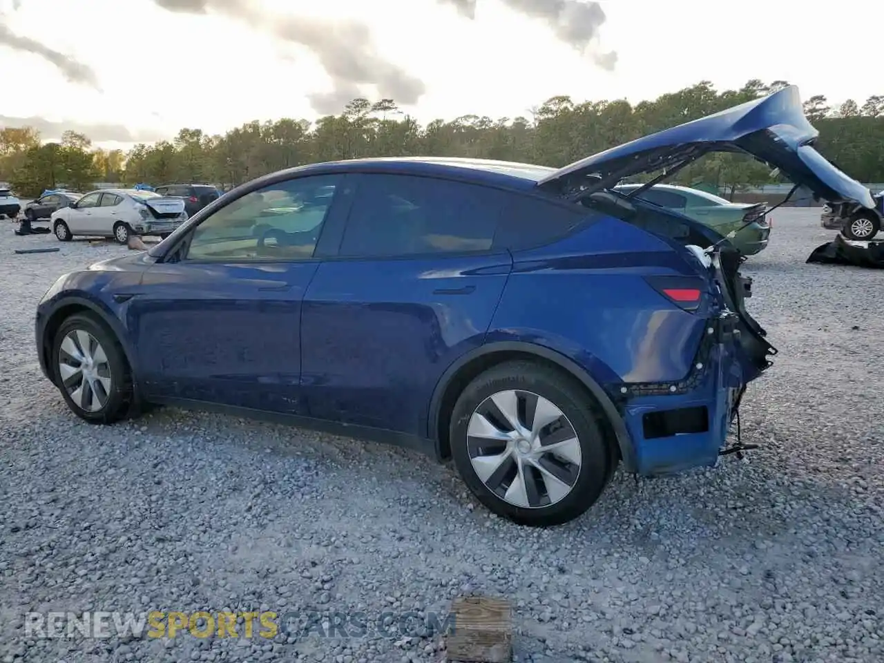 2 Photograph of a damaged car 5YJYGDEE2MF287987 TESLA MODEL Y 2021