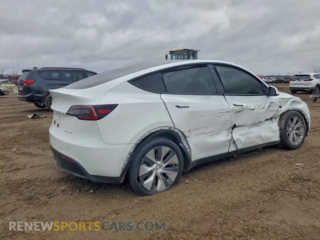 3 Photograph of a damaged car 5YJYGDEE2MF294423 TESLA MODEL Y 2021