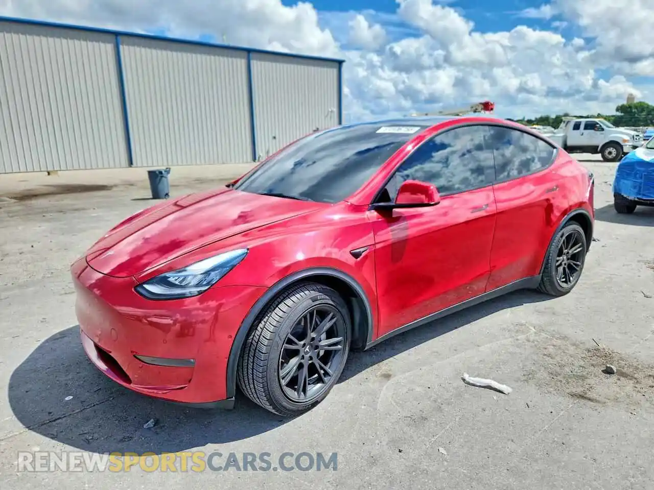 1 fotografías del automóvil dañado 5YJYGDEE2MF294552 TESLA MODEL Y 2021