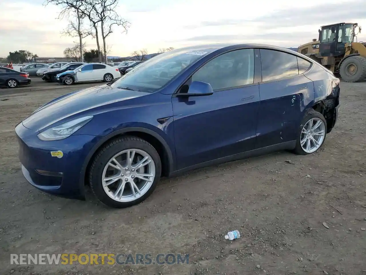1 Photograph of a damaged car 5YJYGDEE2MF296284 TESLA MODEL Y 2021