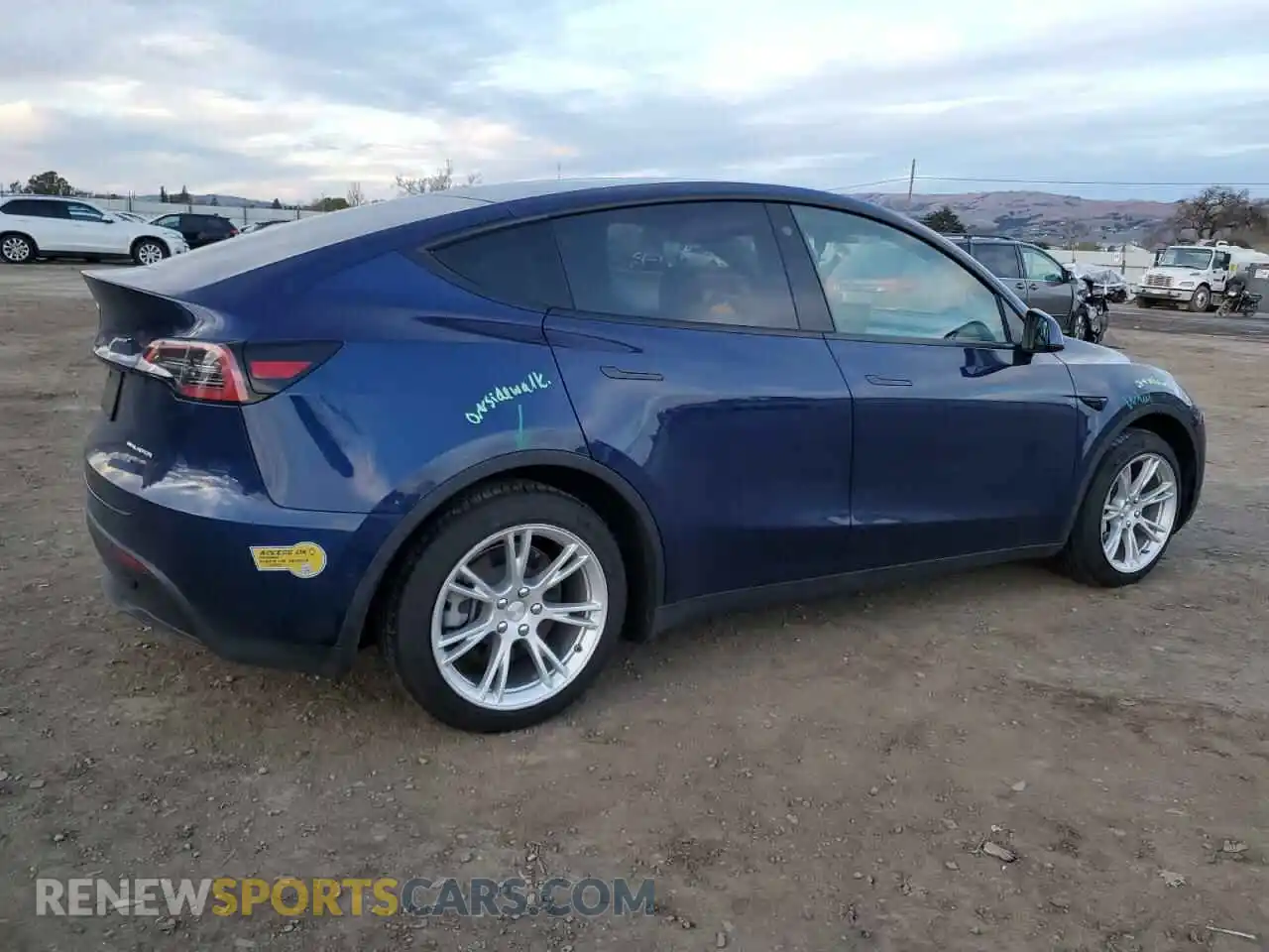 3 Photograph of a damaged car 5YJYGDEE2MF296284 TESLA MODEL Y 2021
