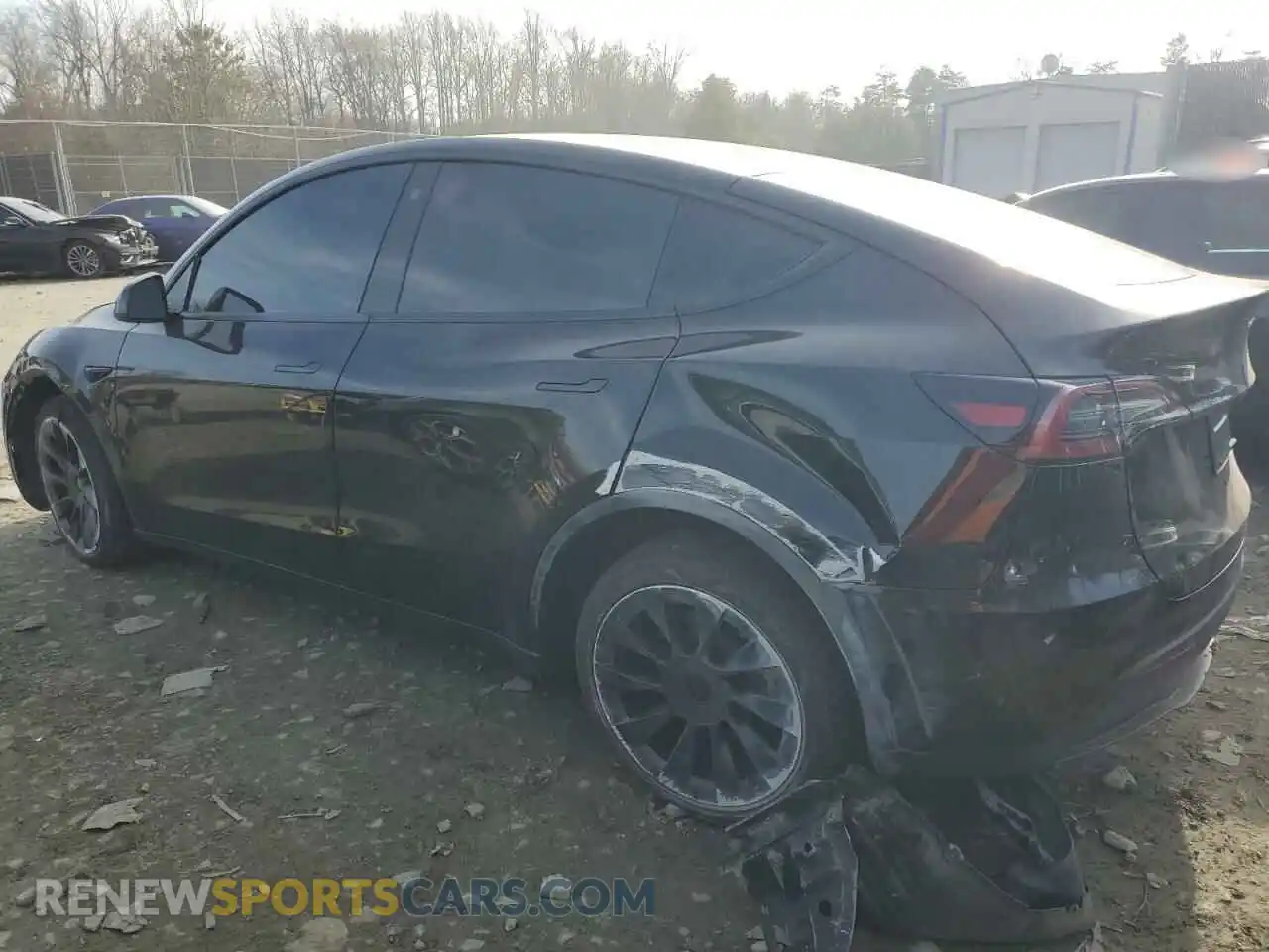 2 Photograph of a damaged car 5YJYGDEE2MF296544 TESLA MODEL Y 2021