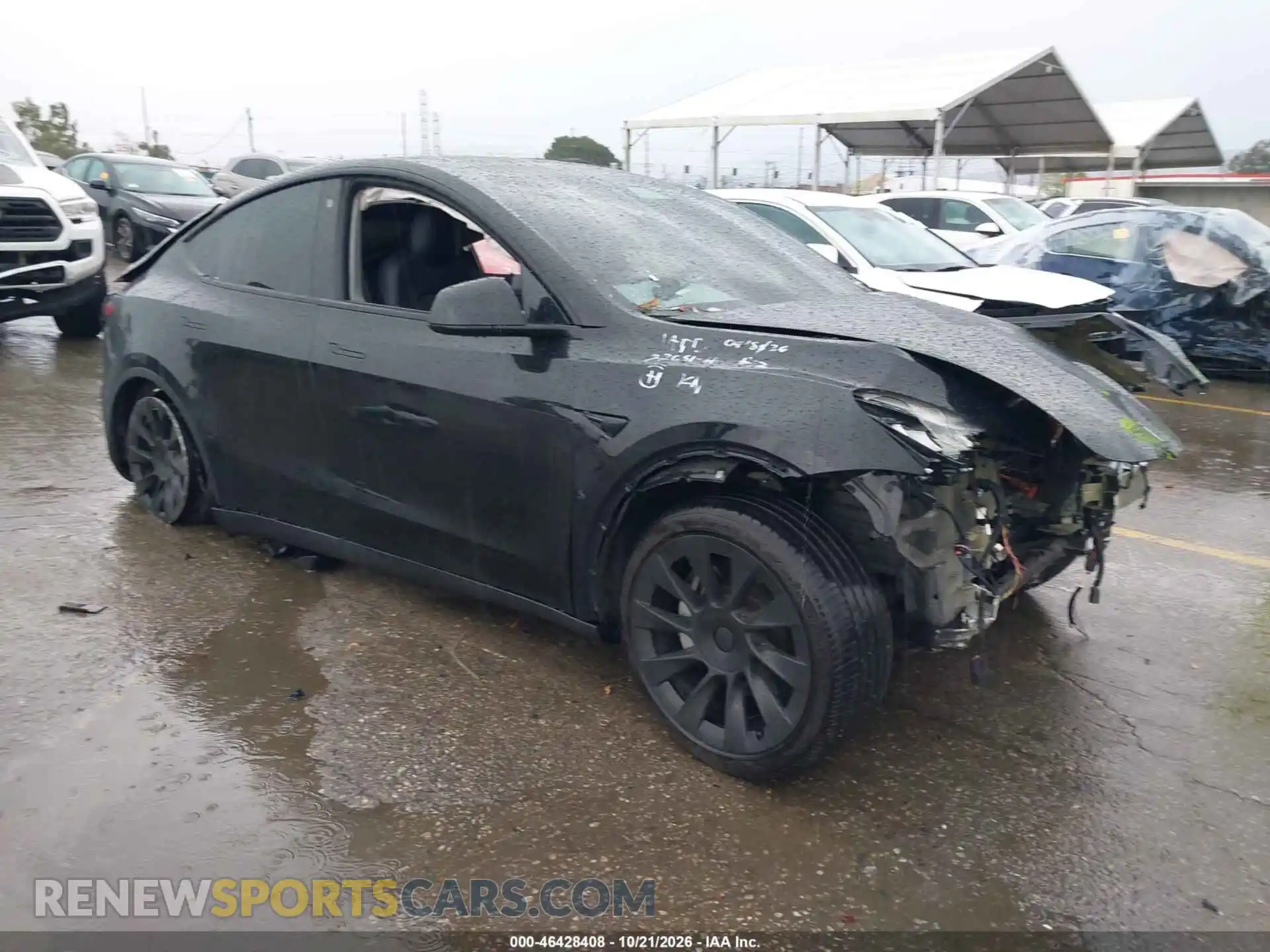 1 fotografías del automóvil dañado 5YJYGDEE2MF298035 TESLA MODEL Y 2021