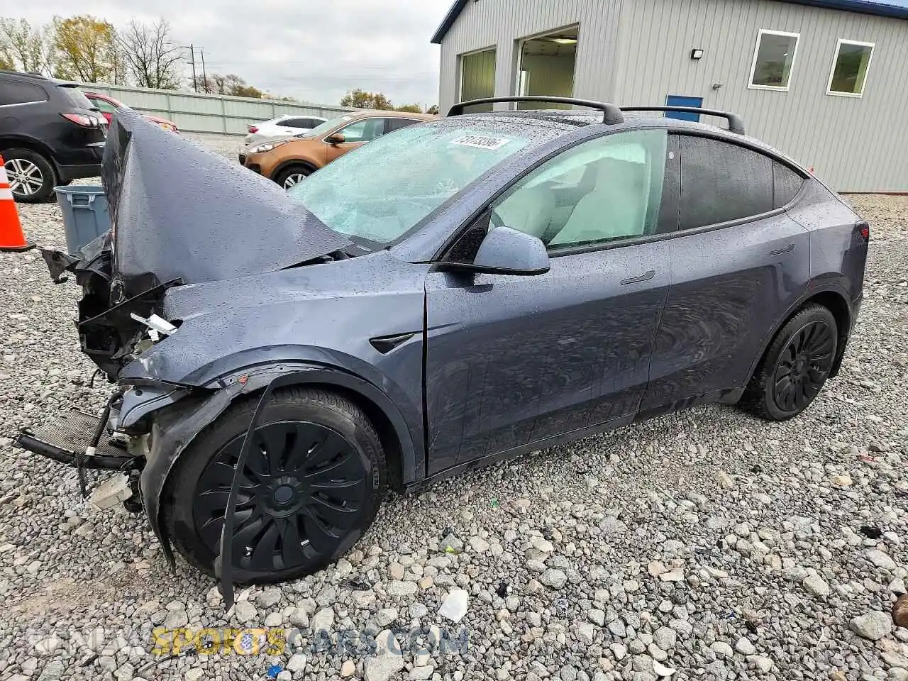 1 Фотография поврежденного автомобиля 5YJYGDEE2MF302357 TESLA MODEL Y 2021