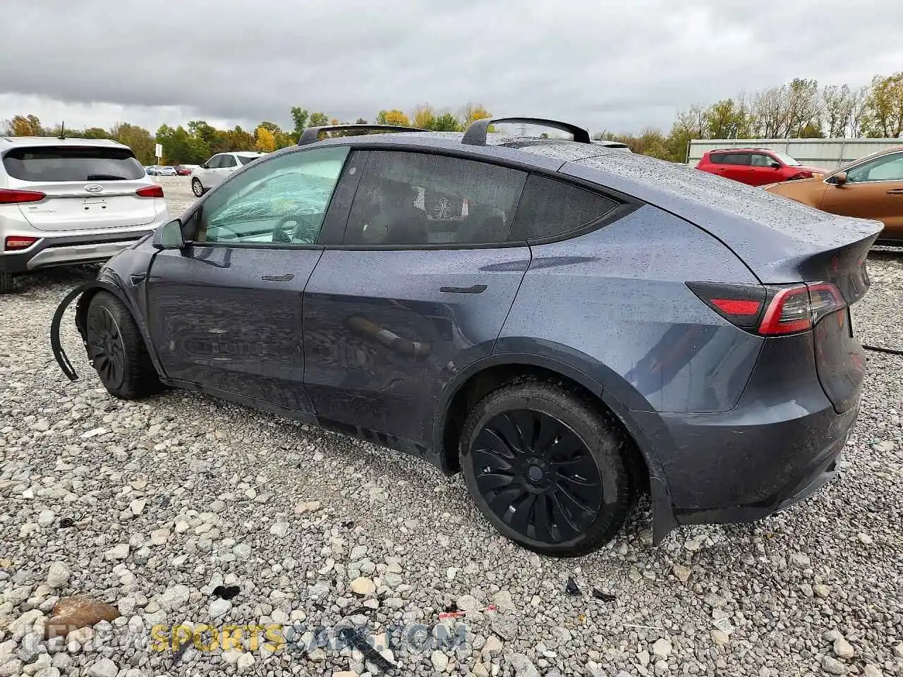 2 Фотография поврежденного автомобиля 5YJYGDEE2MF302357 TESLA MODEL Y 2021