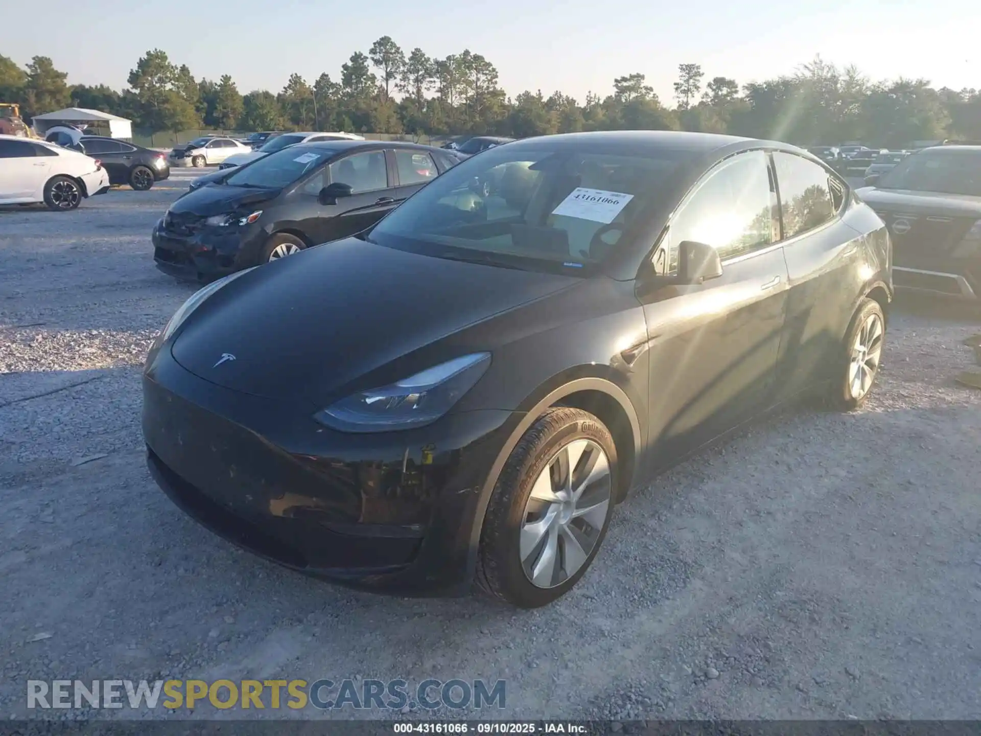 2 Photograph of a damaged car 5YJYGDEE2MF303458 TESLA MODEL Y 2021