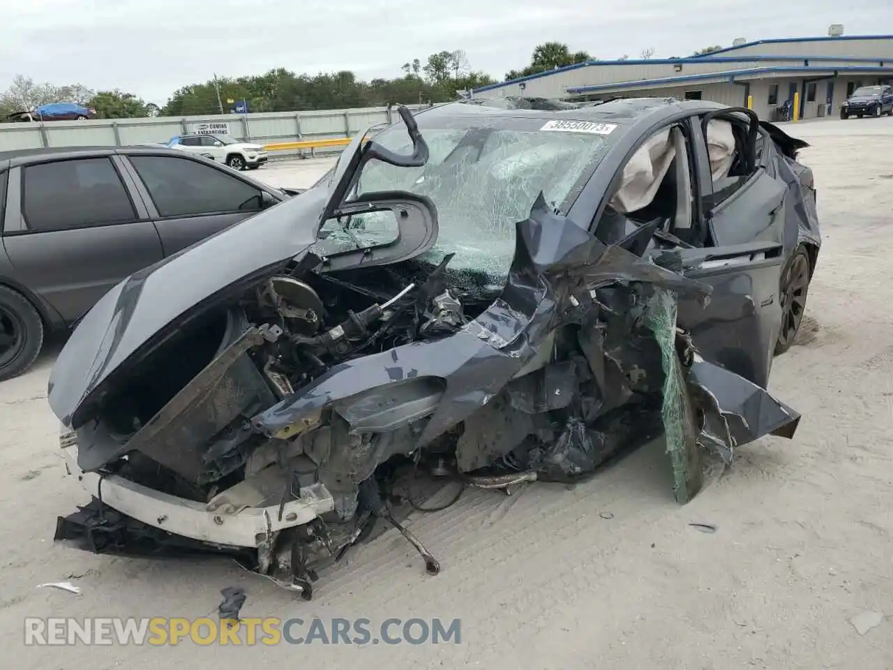1 fotografías del automóvil dañado 5YJYGDEE3MF068889 TESLA MODEL Y 2021