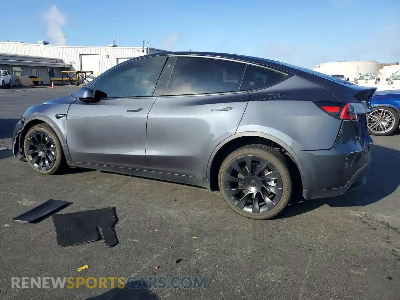 2 Photograph of a damaged car 5YJYGDEE3MF078239 TESLA MODEL Y 2021