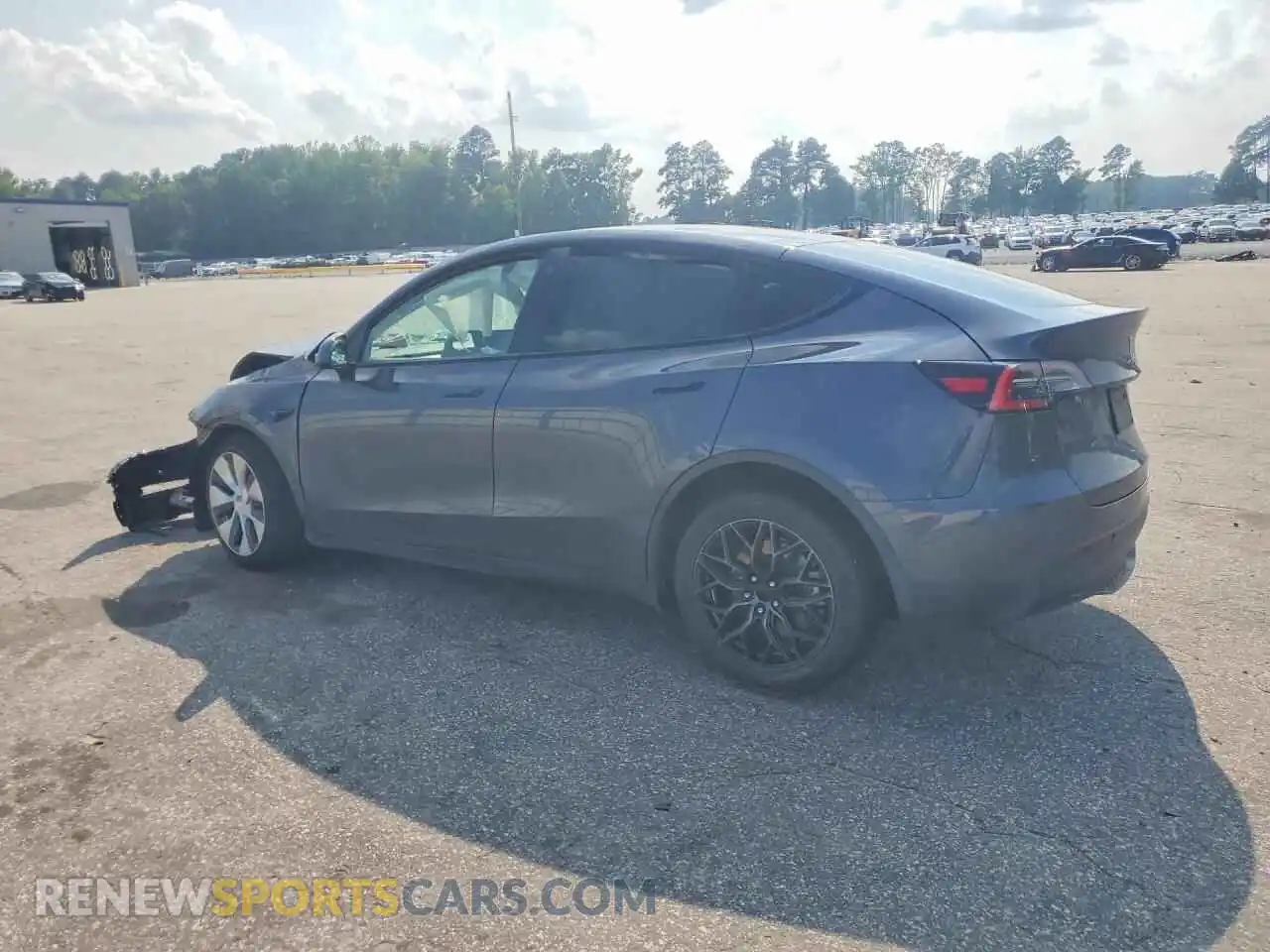 2 Photograph of a damaged car 5YJYGDEE3MF086020 TESLA MODEL Y 2021