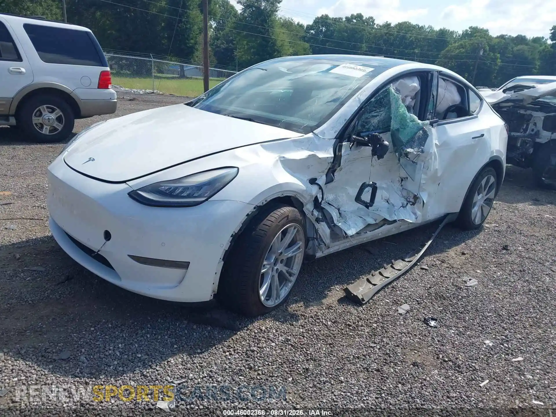 2 Фотография поврежденного автомобиля 5YJYGDEE3MF087944 TESLA MODEL Y 2021