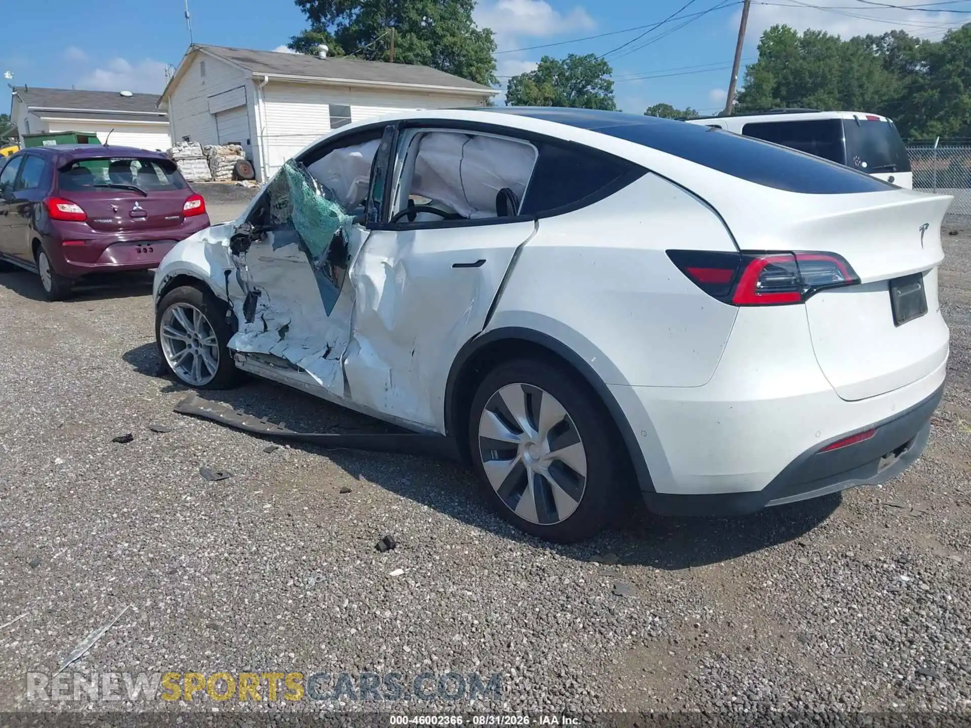 3 Фотография поврежденного автомобиля 5YJYGDEE3MF087944 TESLA MODEL Y 2021