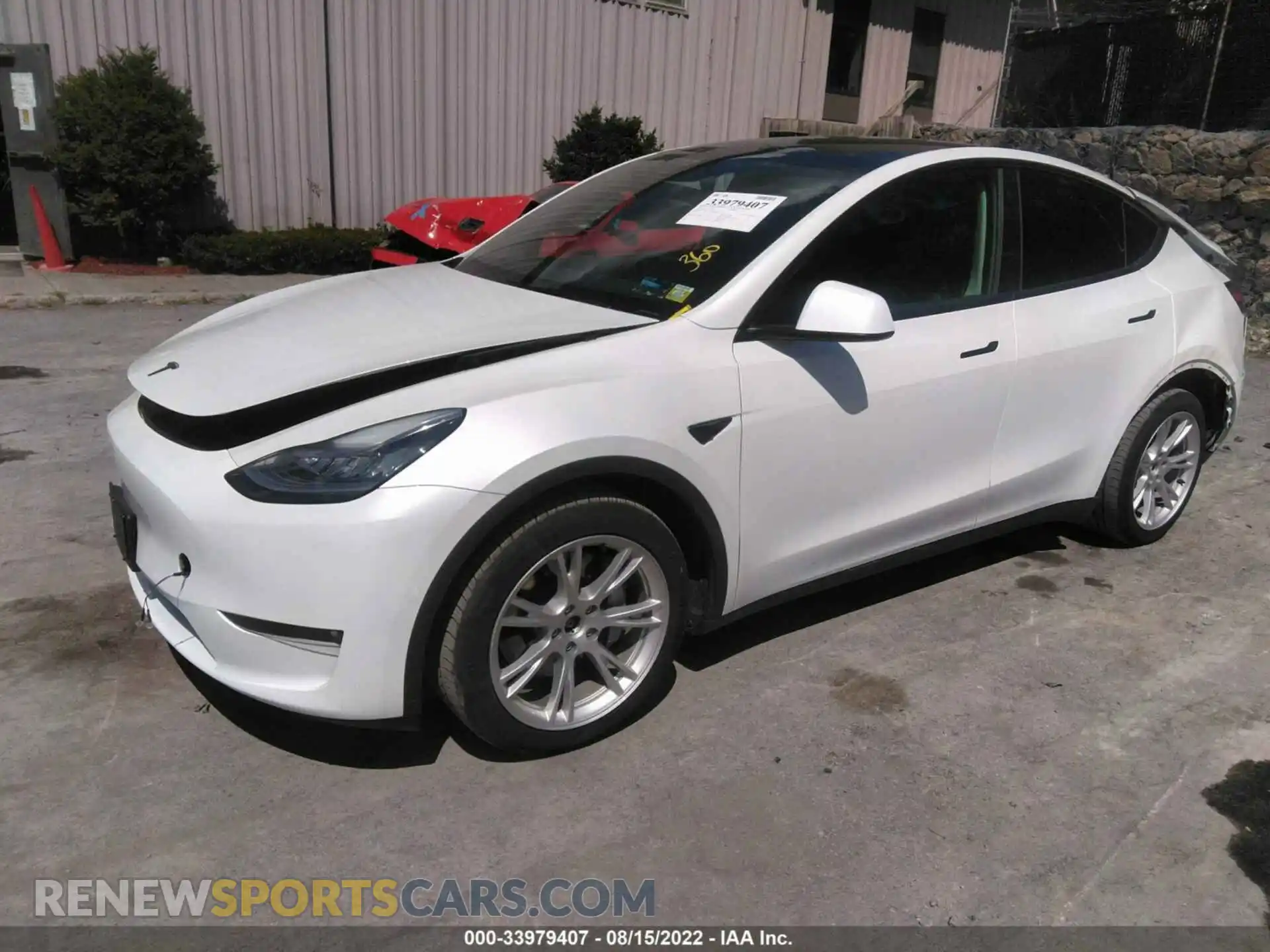 2 Photograph of a damaged car 5YJYGDEE3MF124894 TESLA MODEL Y 2021