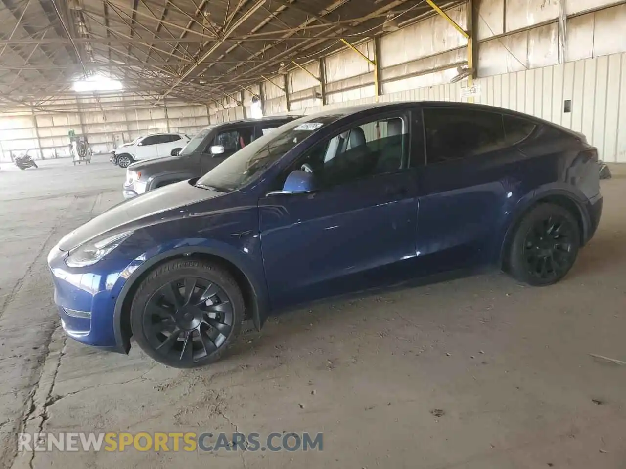 1 Photograph of a damaged car 5YJYGDEE3MF125964 TESLA MODEL Y 2021