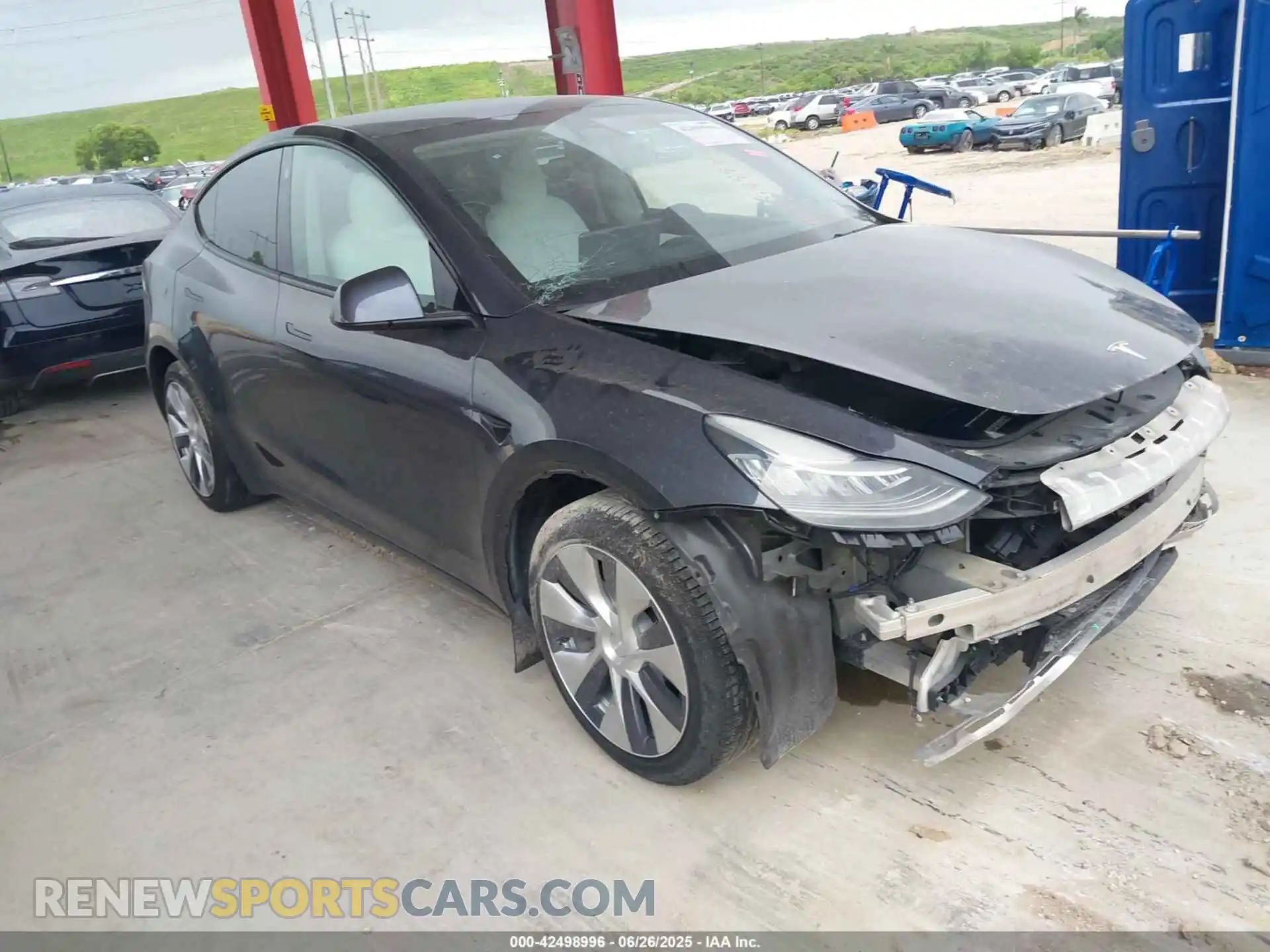 1 Фотография поврежденного автомобиля 5YJYGDEE3MF140335 TESLA MODEL Y 2021