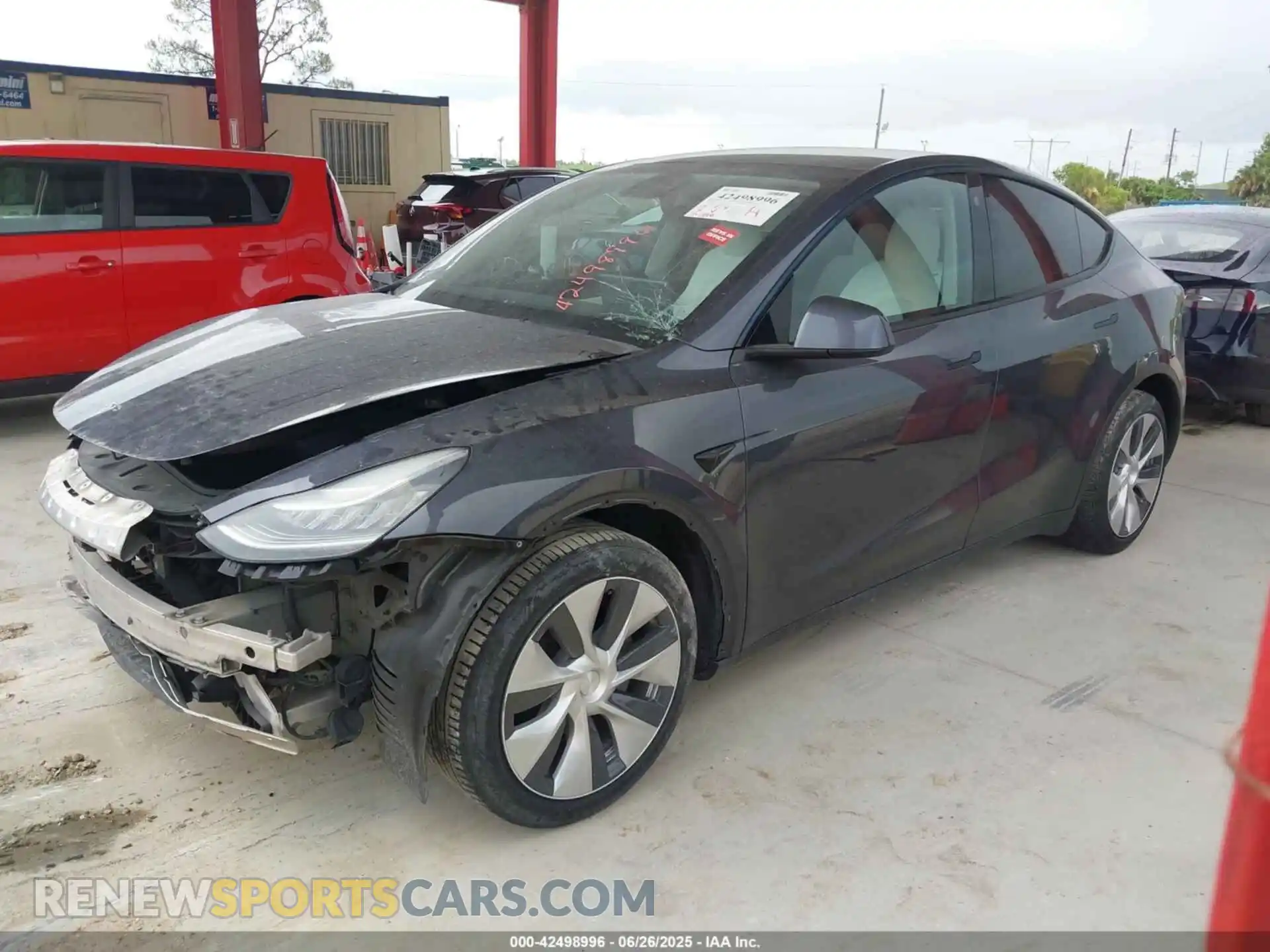2 Фотография поврежденного автомобиля 5YJYGDEE3MF140335 TESLA MODEL Y 2021