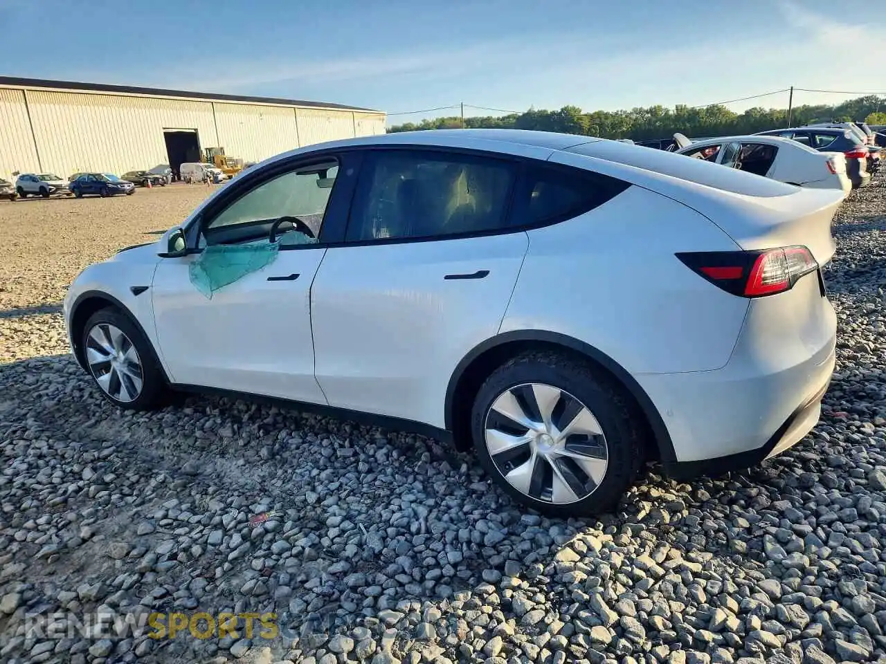 2 Photograph of a damaged car 5YJYGDEE3MF187414 TESLA MODEL Y 2021
