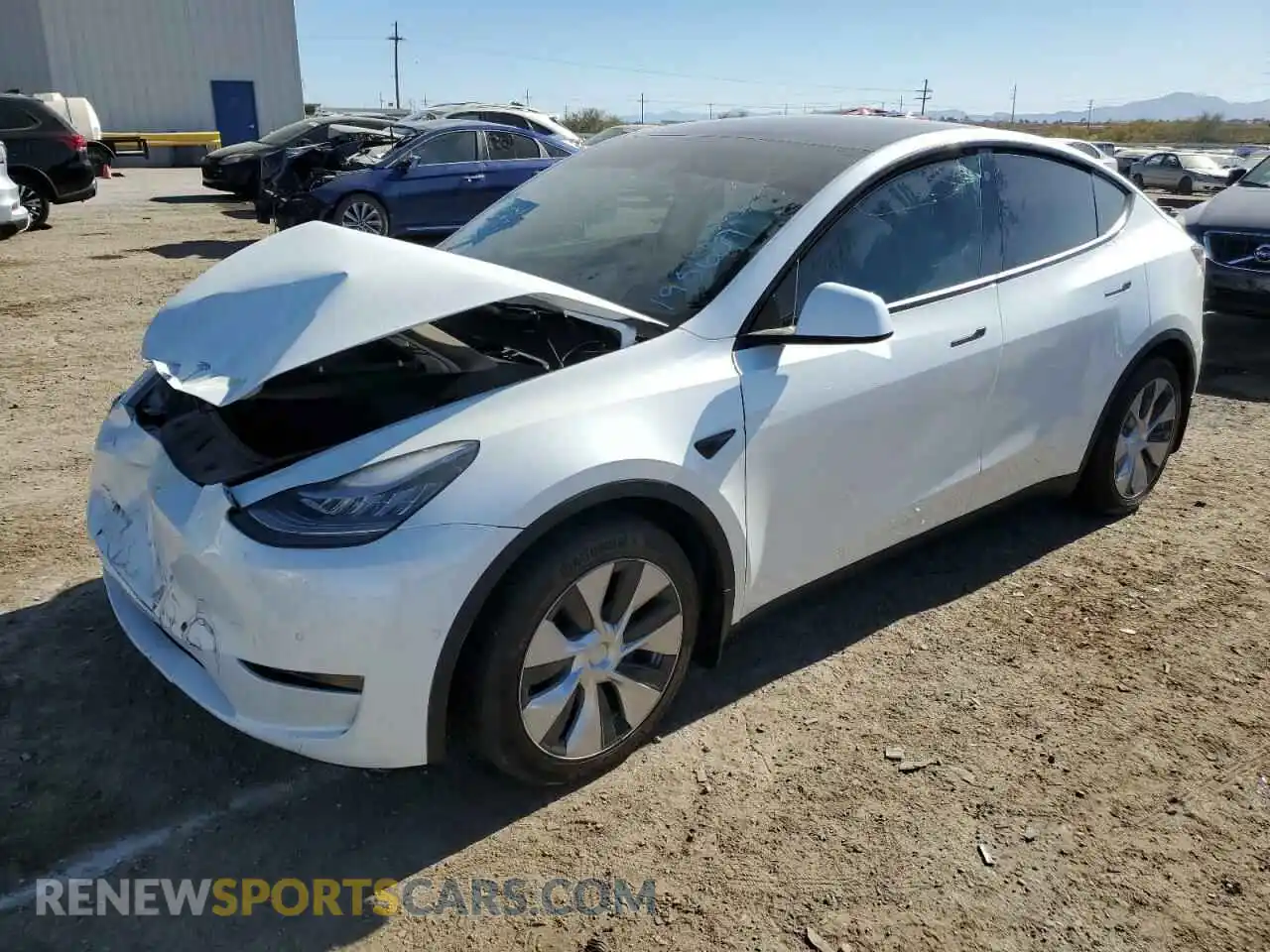 1 fotografías del automóvil dañado 5YJYGDEE3MF195609 TESLA MODEL Y 2021