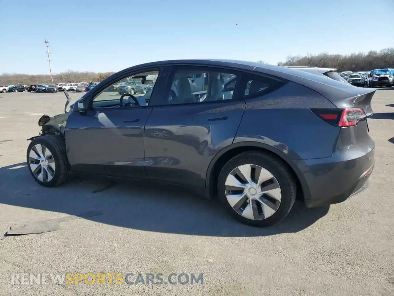 2 Photograph of a damaged car 5YJYGDEE3MF210139 TESLA MODEL Y 2021
