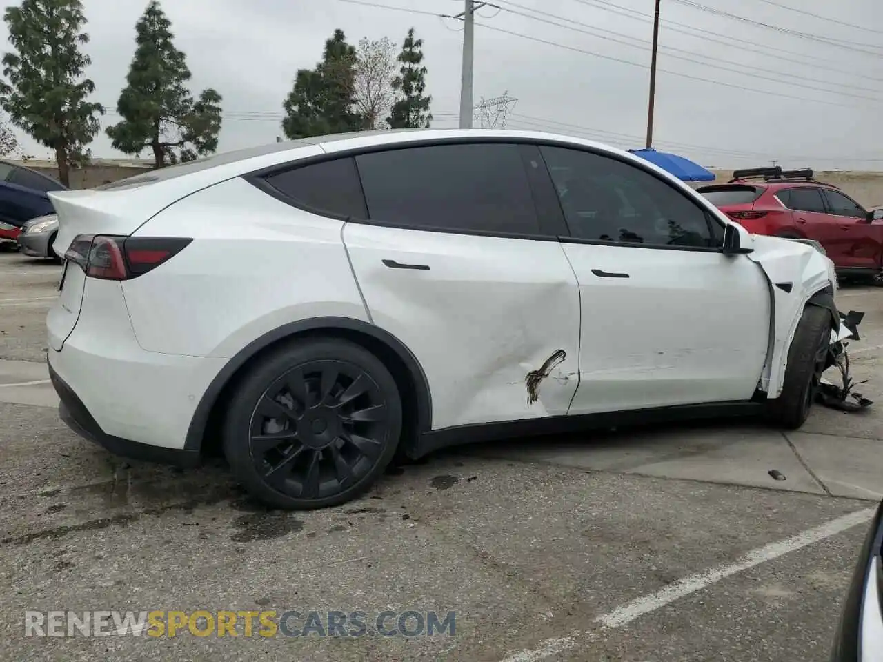 3 Photograph of a damaged car 5YJYGDEE3MF214823 TESLA MODEL Y 2021