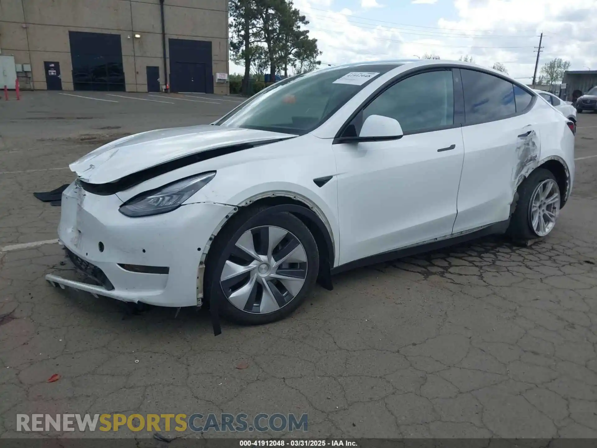 2 Photograph of a damaged car 5YJYGDEE3MF214952 TESLA MODEL Y 2021
