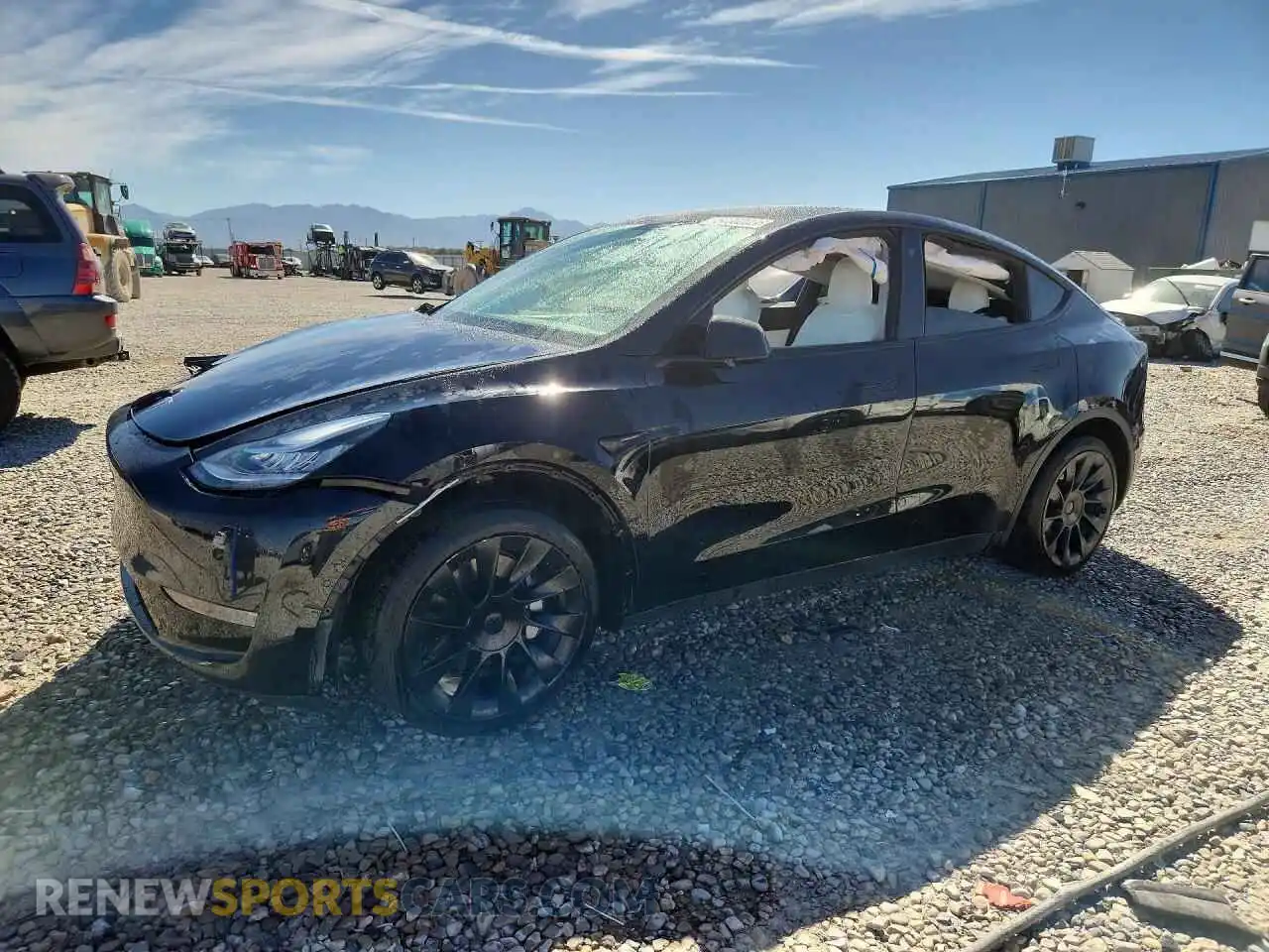 1 fotografías del automóvil dañado 5YJYGDEE3MF217043 TESLA MODEL Y 2021