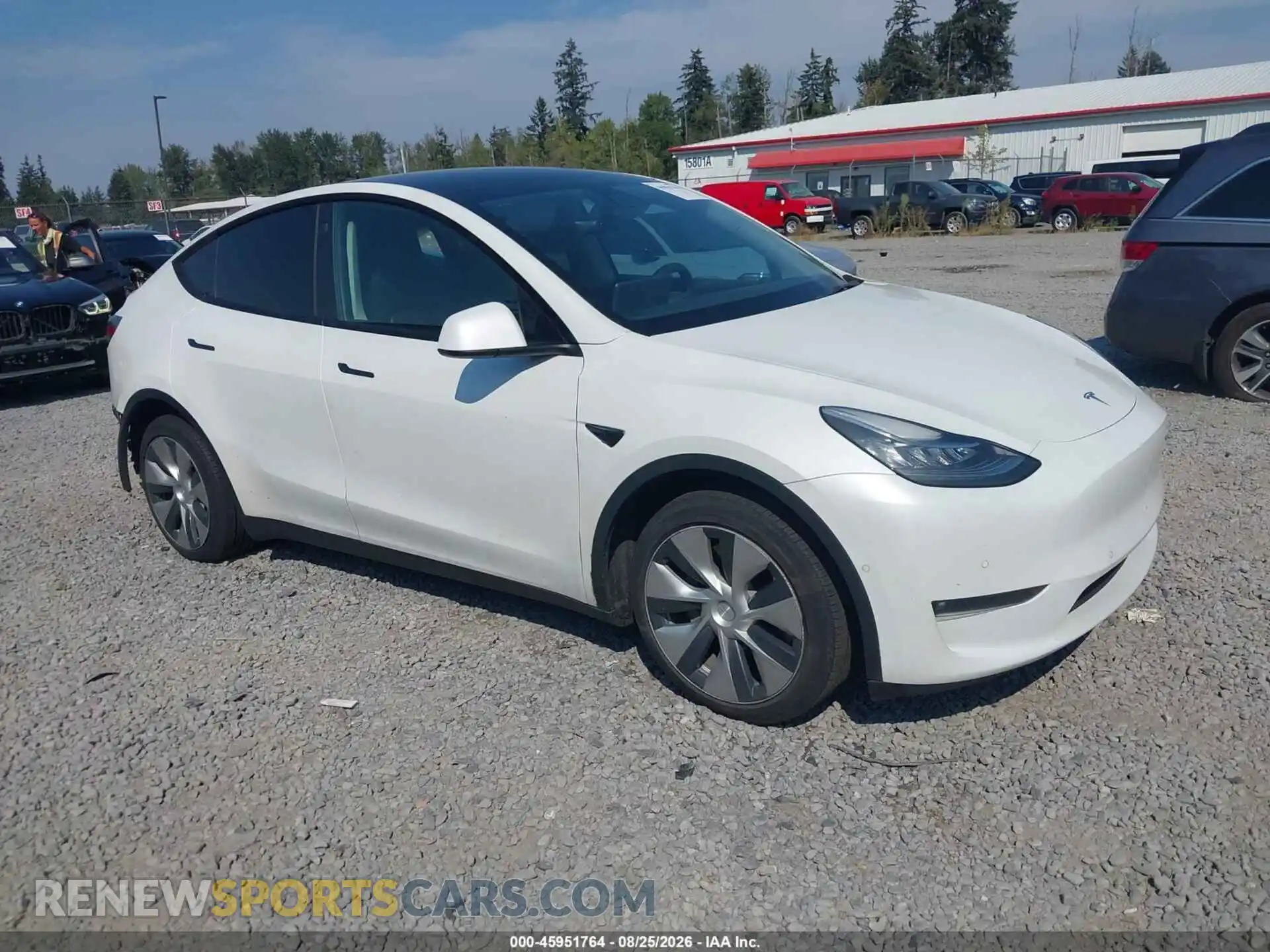 1 Photograph of a damaged car 5YJYGDEE3MF234053 TESLA MODEL Y 2021