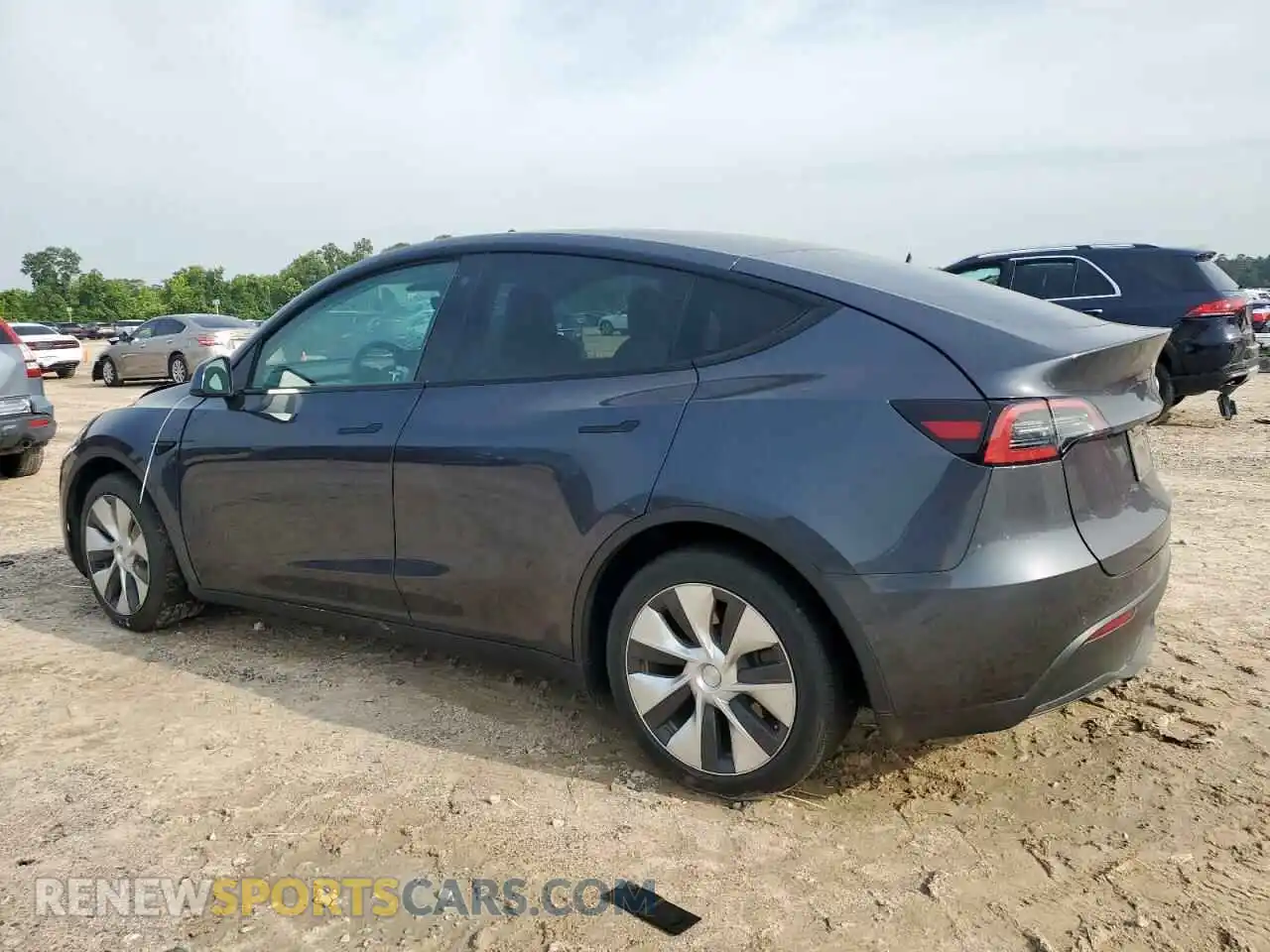 2 Photograph of a damaged car 5YJYGDEE3MF278229 TESLA MODEL Y 2021
