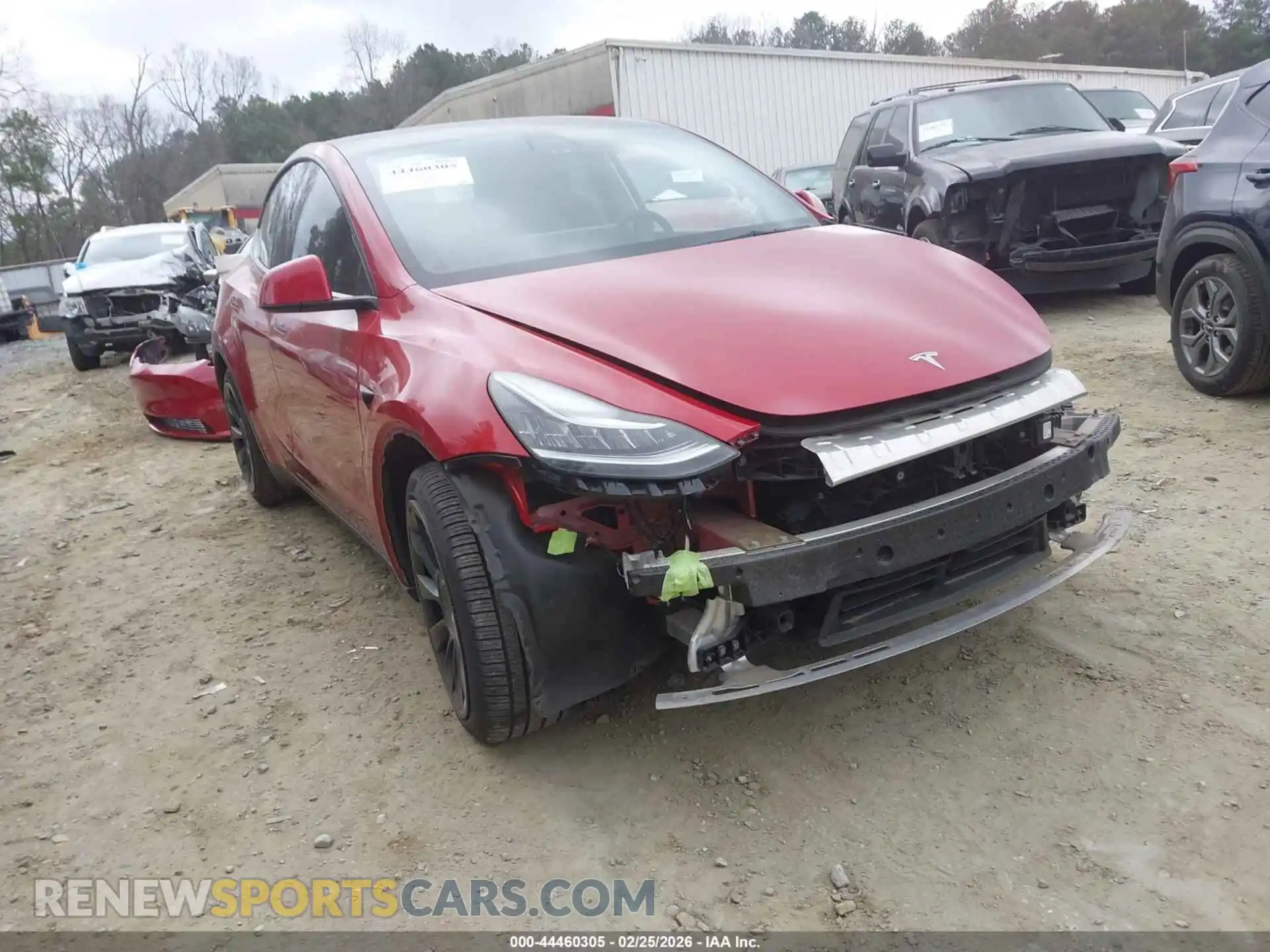 1 Photograph of a damaged car 5YJYGDEE3MF287027 TESLA MODEL Y 2021