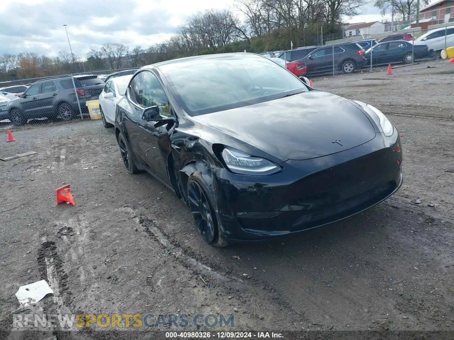 1 Photograph of a damaged car 5YJYGDEE3MF297248 TESLA MODEL Y 2021