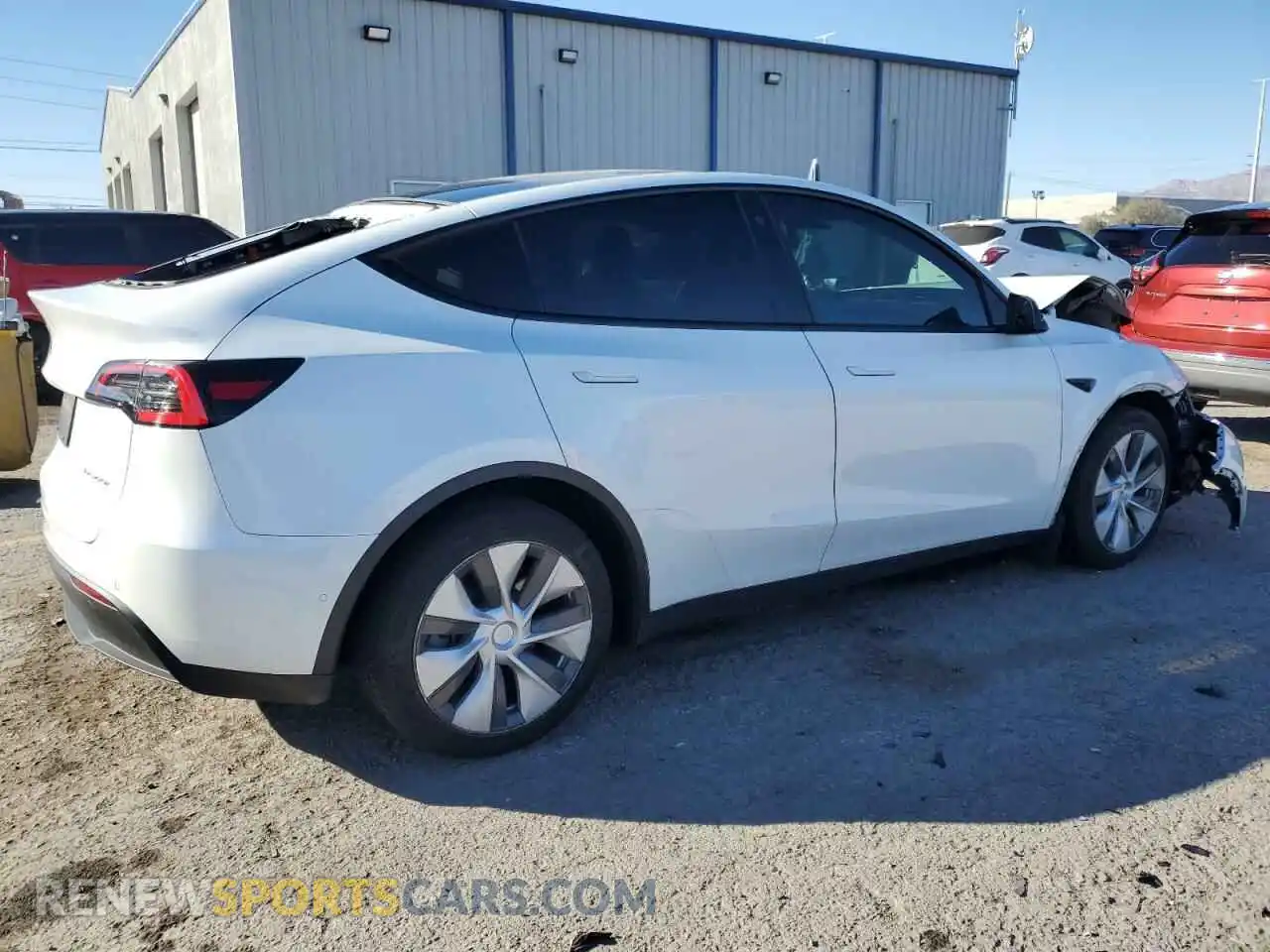 3 Photograph of a damaged car 5YJYGDEE4MF063734 TESLA MODEL Y 2021