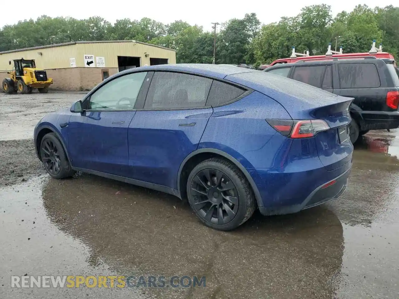 2 Photograph of a damaged car 5YJYGDEE4MF074149 TESLA MODEL Y 2021