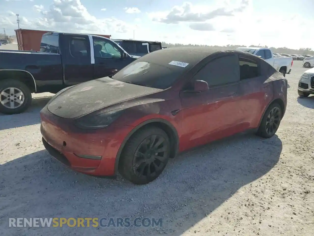 1 fotografías del automóvil dañado 5YJYGDEE4MF082798 TESLA MODEL Y 2021