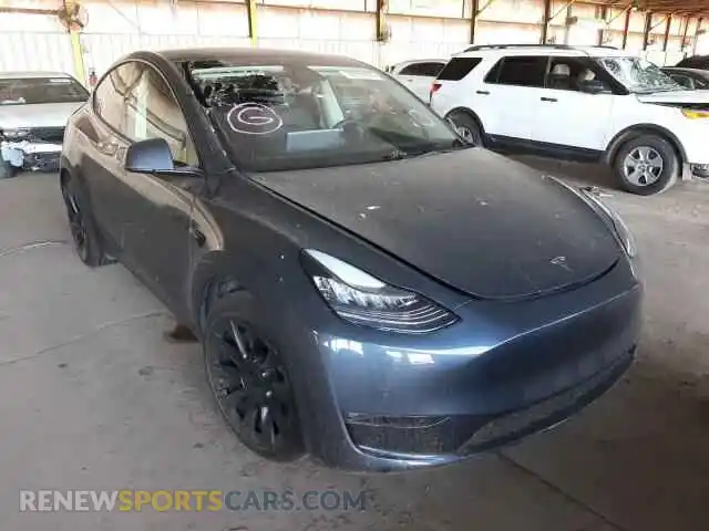 1 fotografías del automóvil dañado 5YJYGDEE4MF115461 TESLA MODEL Y 2021