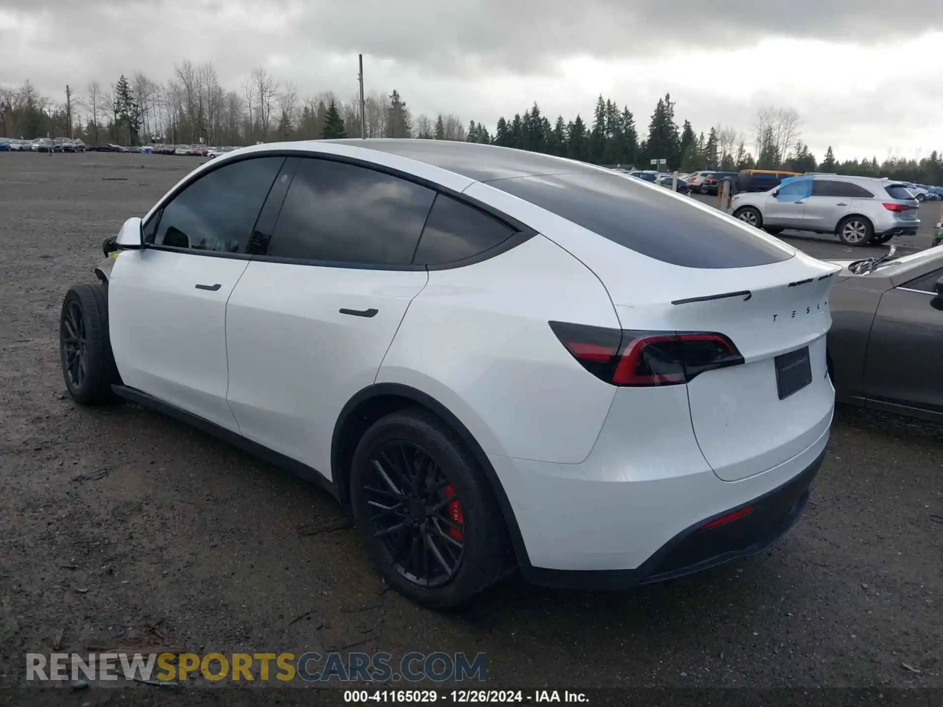 3 Photograph of a damaged car 5YJYGDEE4MF173747 TESLA MODEL Y 2021