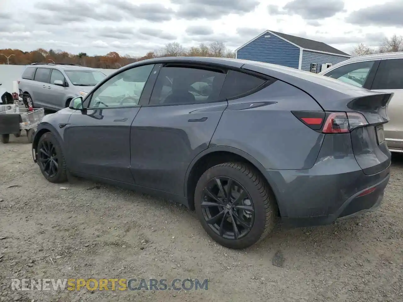 2 Photograph of a damaged car 5YJYGDEE4MF174283 TESLA MODEL Y 2021