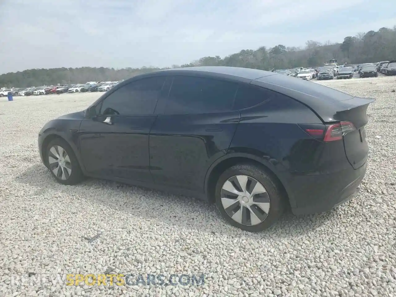 2 Photograph of a damaged car 5YJYGDEE4MF196364 TESLA MODEL Y 2021